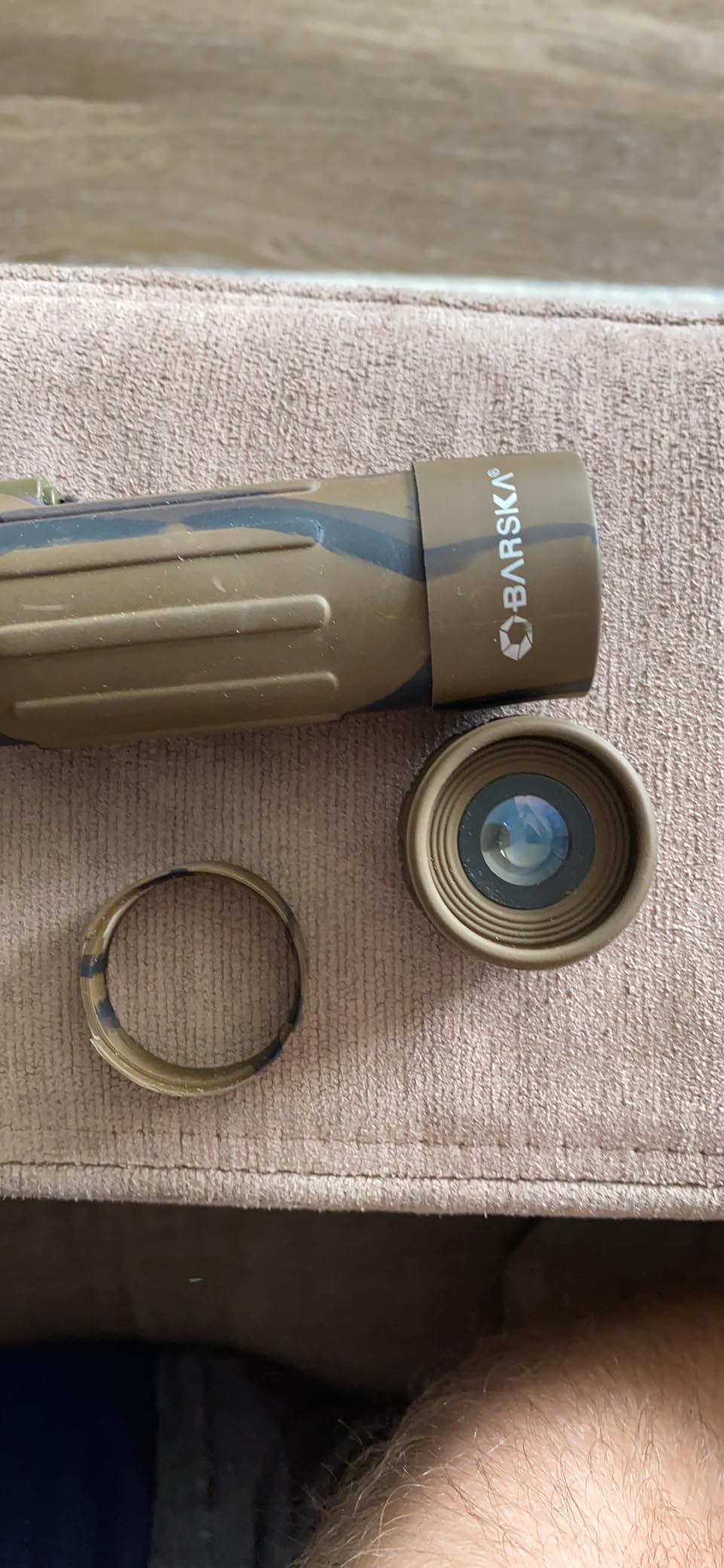 Barska 10x25 Lucid View Monocular - Compact Lightweight 10x Magnification with Fully Coated Optics, BK7 Roof Prism, Slip-Resistant Rubber Armor, Ideal for Travel, Hiking, Bird Watching customer photo 2