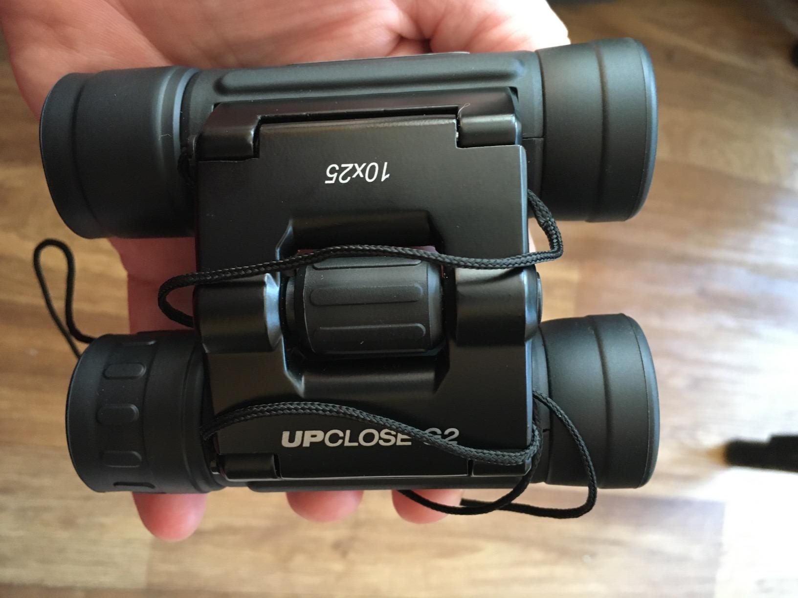 Celestron UpClose G2 10x25 Compact Binoculars for Hiking, Travel & Birding | Compact Roof Prism Design, Lightweight for Travel, Multi-Coated Optics, Folding Design, Comfortable Grip customer photo 1
