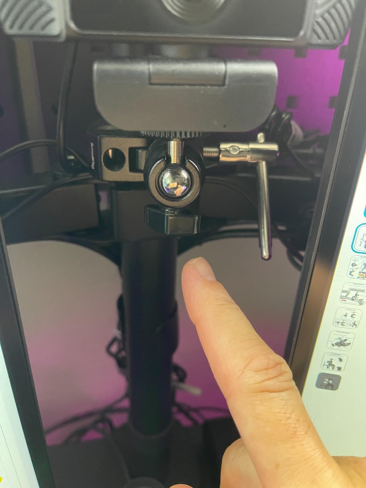 SMALLRIG Super Clamp Mount with Mini Ball Head Mount for Action Cameras | Hot Shoe Adapter with 1/4