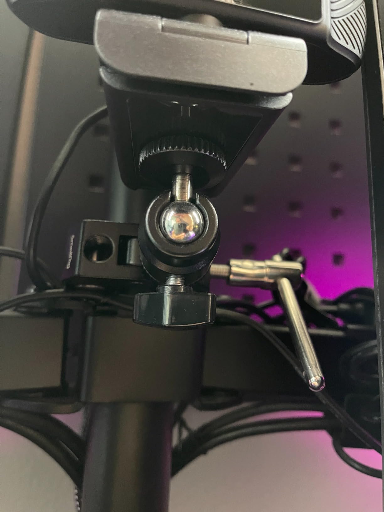 SMALLRIG Super Clamp Mount with Mini Ball Head Mount for Action Cameras | Hot Shoe Adapter with 1/4
