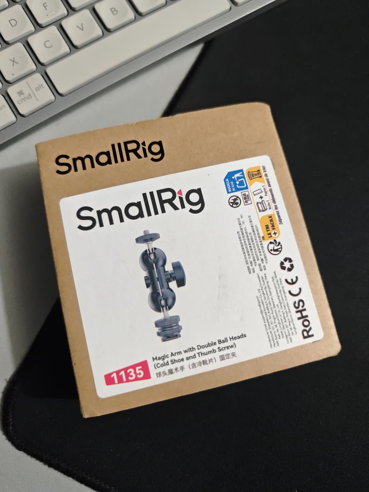 SmallRig Cool Ballhead, Multi-Function Double Ball Dead Adapter with Shoe Mount & 1/4