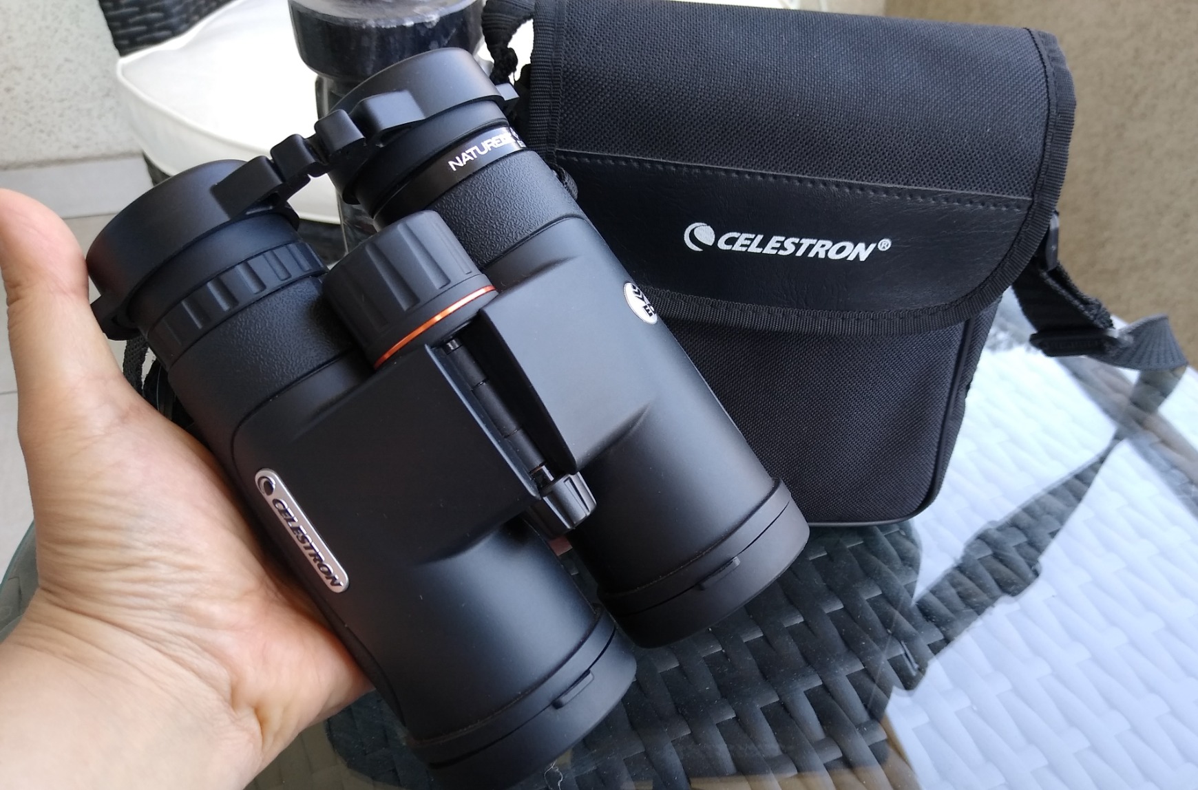 Celestron Nature DX ED 8x42 Premium Waterproof Birding Binoculars | ED Glass for True-to-Life Color, Fully Multi-Coated Optics & Phase Coated BaK-4 Prism, Sharp Edge-to-Edge Views, Waterproof customer photo 2