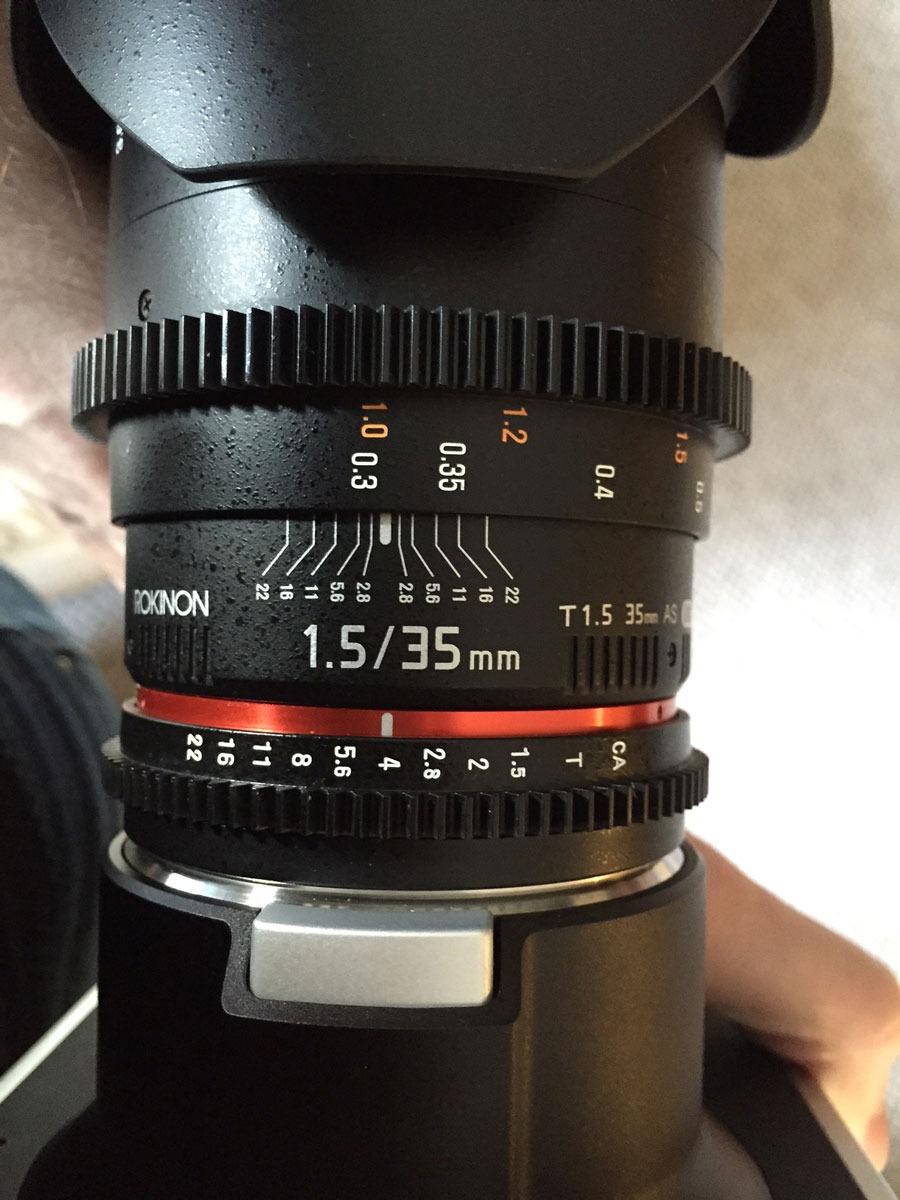 Rokinon Cine DS DS35M-C 35mm T1.5 AS IF UMC Full Frame Cine Wide Angle Lens for Canon EF Black customer photo 2