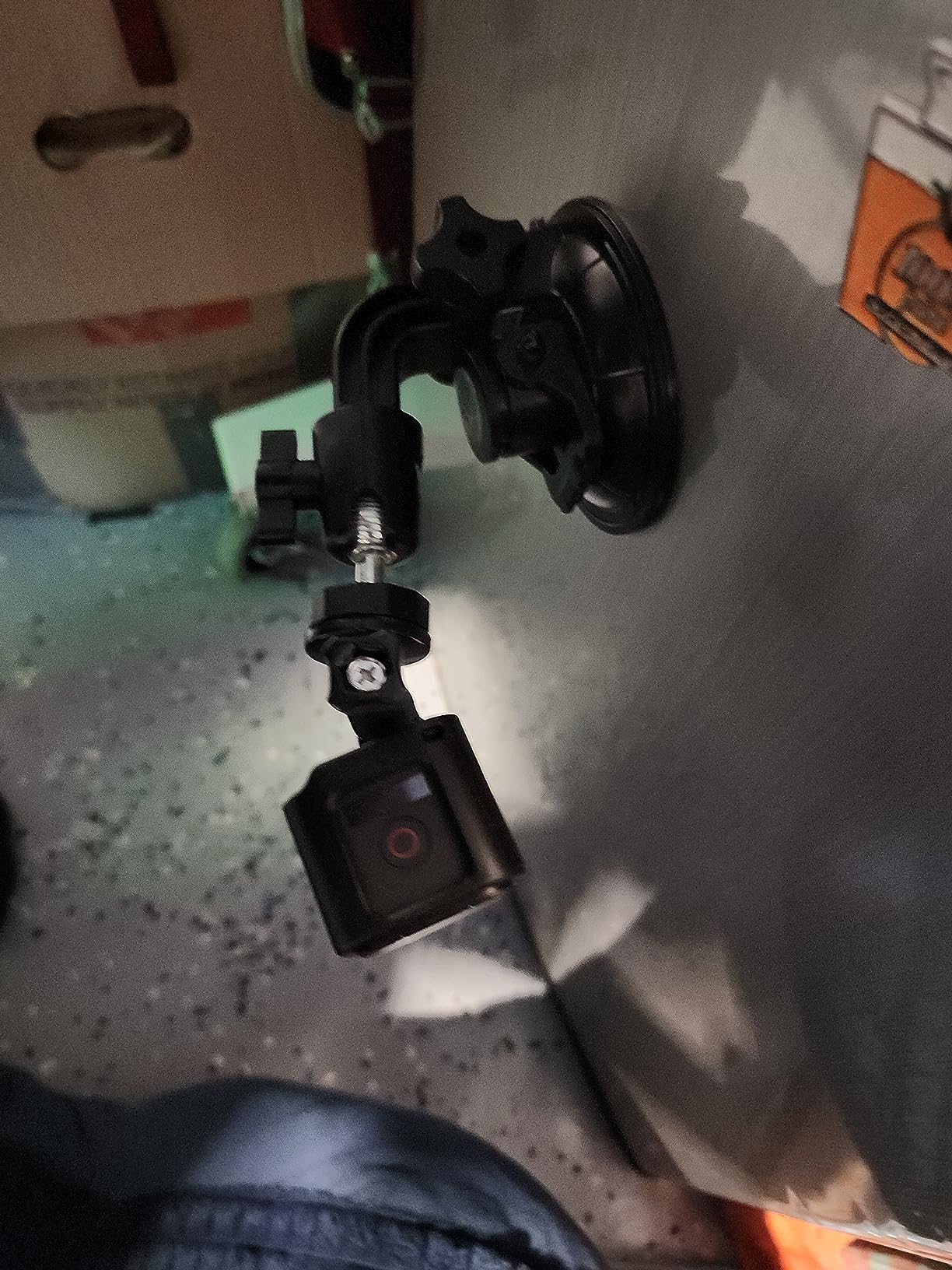 ASOCEA Action Camera Suction Cup Mount Windshield Camera Holder | Tripod Adapter with 1/4