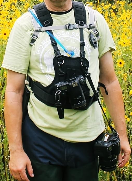 Nicama NC-Vest Dual Camera Carrier Chest Harness, Double Shoulder Camera Strap for Canon Nikon Sony DSLR customer photo 1