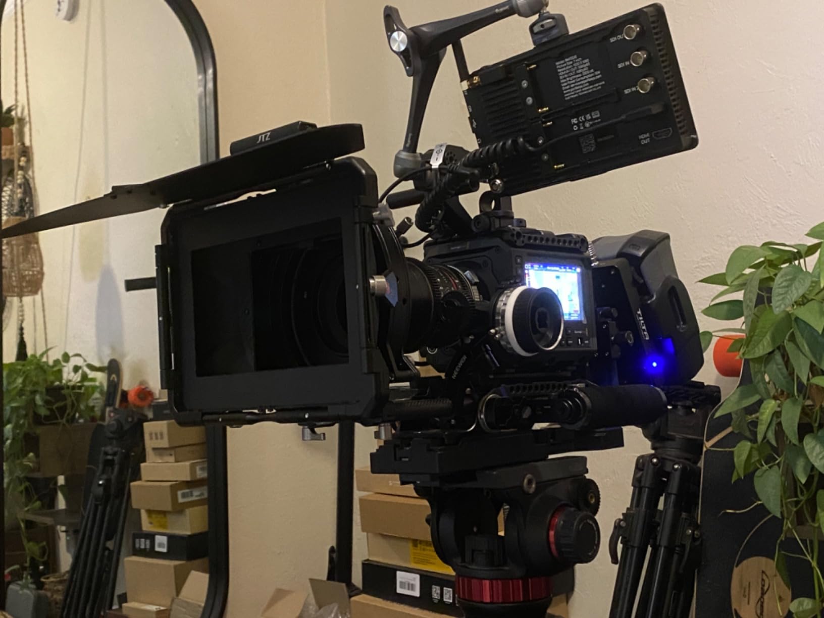 JTZ DP30 Cine Carbon Fiber 4x5.65 Inch Swing-Away Lens Matte Box 15mm/19mm Rod Railblocker for Sony FS5 FS7 ARRI RED Canon C100 C200 C300 Blackmagic BMPCC 4K 6K customer photo 2