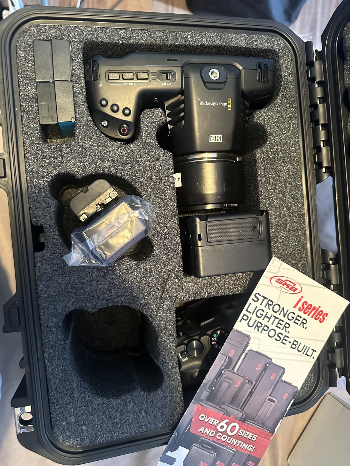 SKB 3i-13096PC4K iSeries 1309-6 Blackmagic Design Pocket Cinema Camera 4K/6K Case (3i13096PC4K) customer photo 1