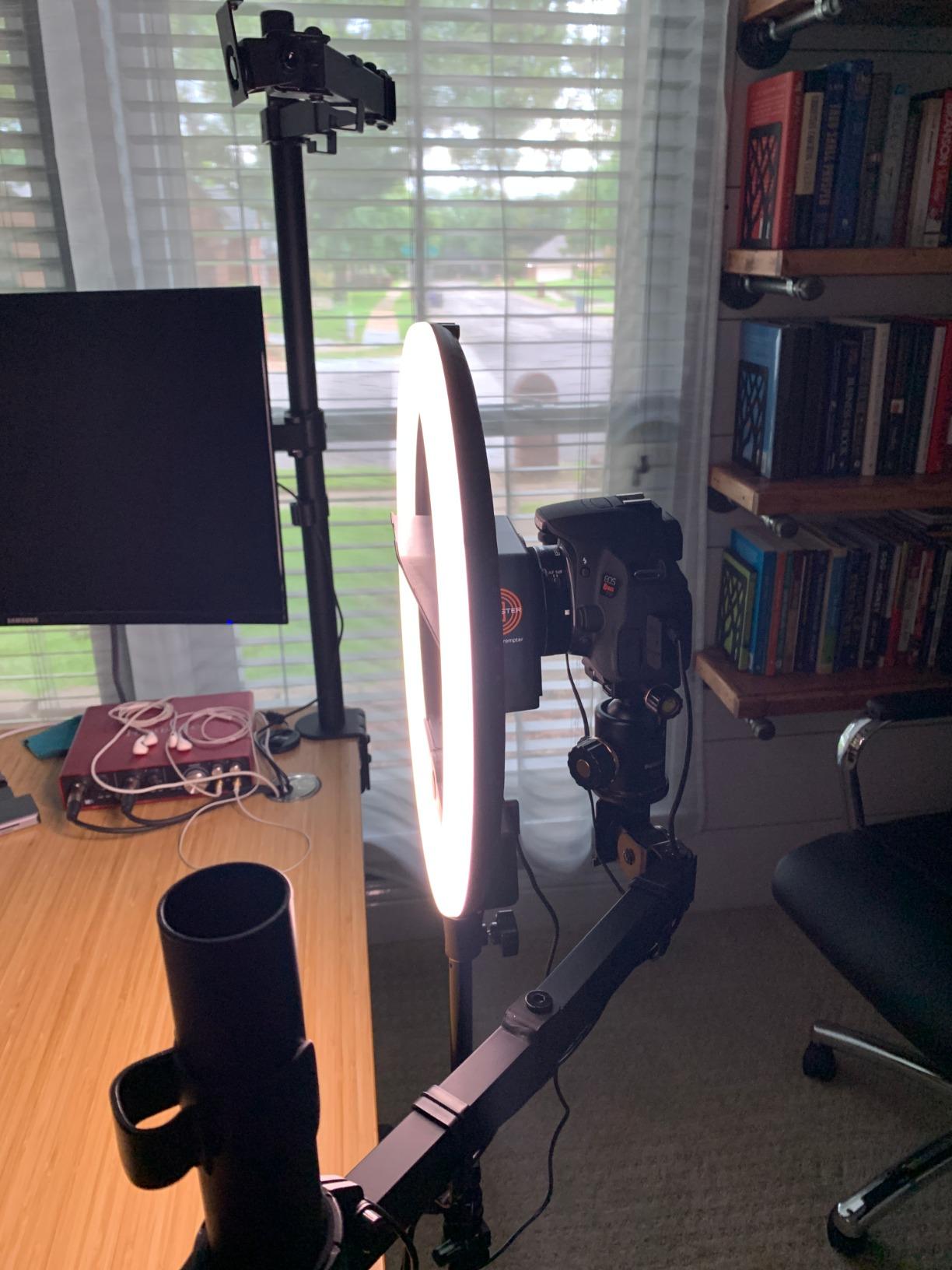 Ring Light 18 Inch LED Ringlight Kit with 73 inch Tripod Stand with Phone Holder Adjustable 3200-6000k Color Temperature Circle MUA Lighting for Camera for Vlog, Makeup, YouTube, Video Shooting, Selfie customer photo 2