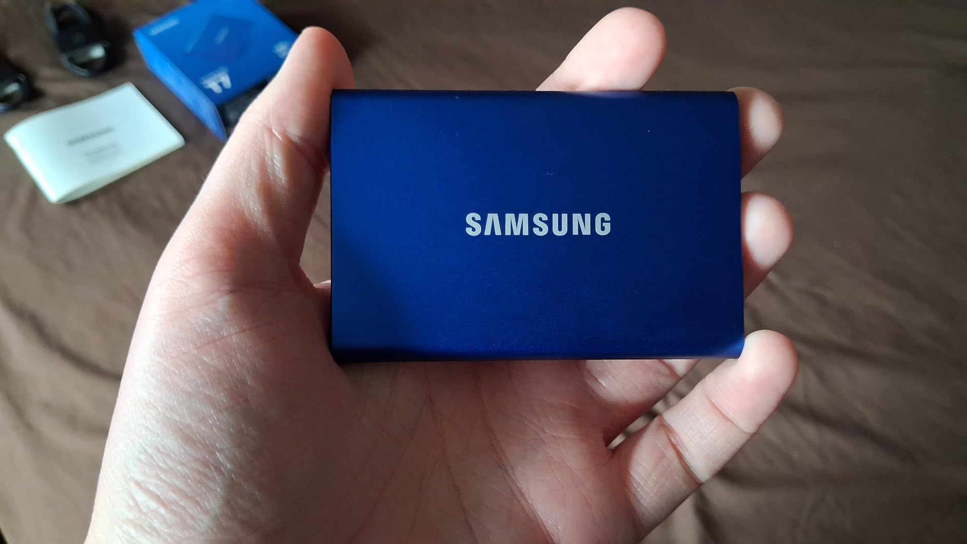 Samsung T7 Portable SSD 1TB Titan Gray, USB 3.2 Gen 2, Up to 1,050MB/s | Reliable External Solid State Drive Storage for Gaming, Students, Professionals (MU-PC1T0T/AM) customer photo 2