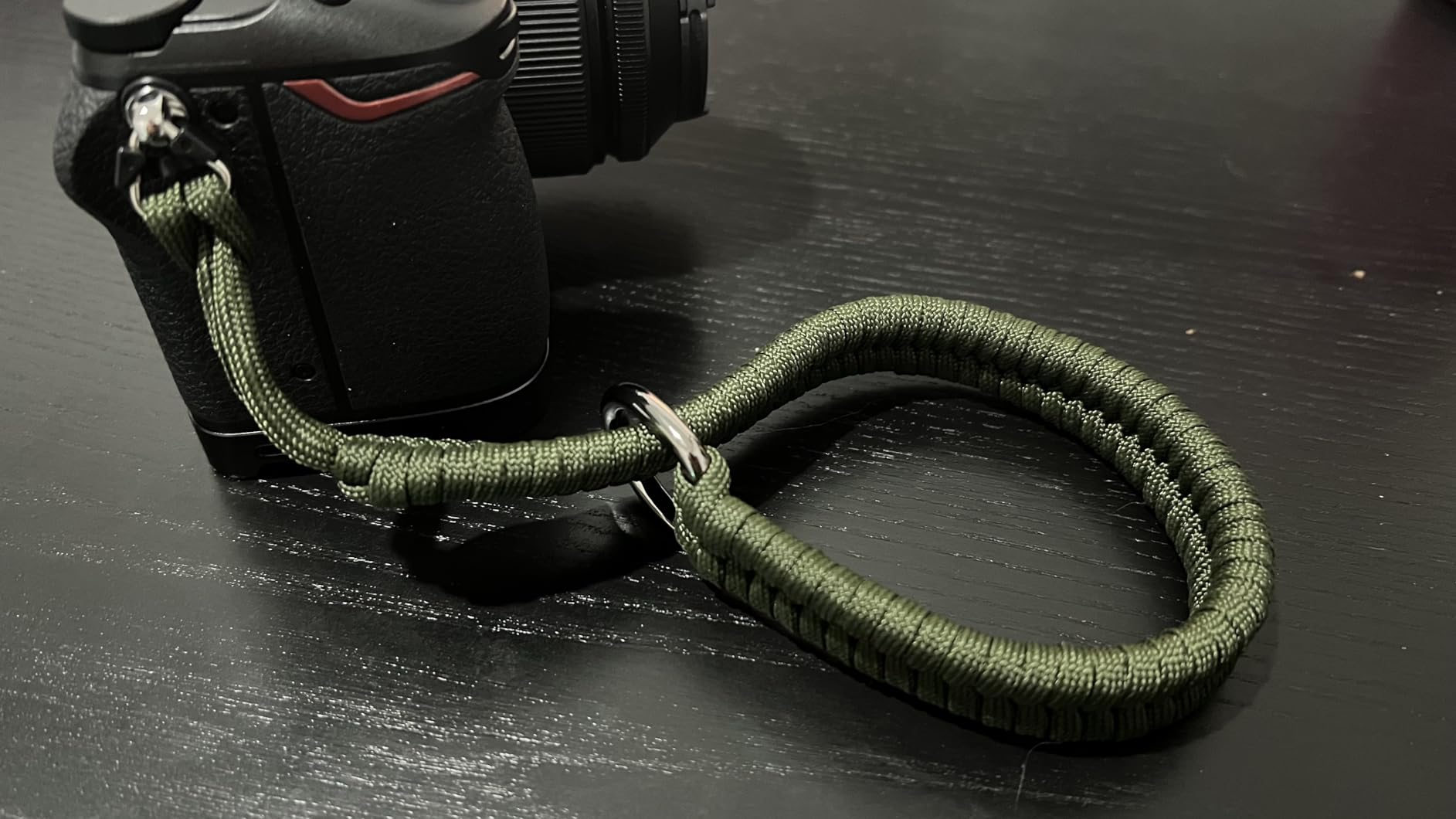 Camera Wrist Strap - DSLR Mirrorless Camera Quick Release Camera Hand Strap | with Safer Connector (Black) customer photo 1