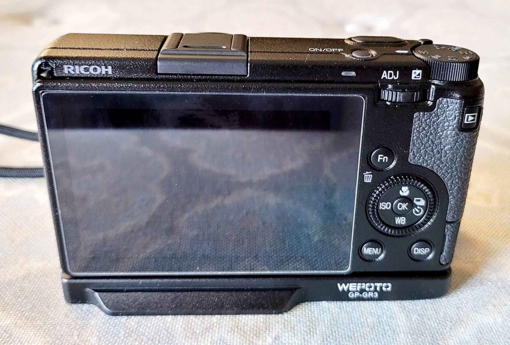 GRIII GR3 GRIIIX GR3X Hand Grip Quick Release Plate Compatible with Ricoh GRIII GR3 Camera - Aluminium Ebony (GP-GR3-B) customer photo 1
