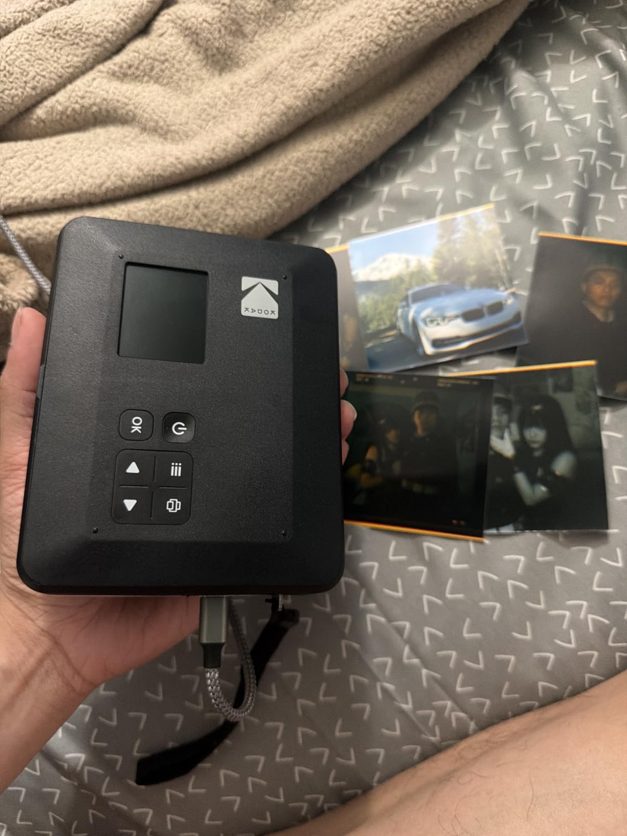 KODAK Mini Shot 3 Retro 3x3 Instant Camera, Photo Printer, 38 Sheet, White | Bluetooth, iPhone & Android Compatible, 13MP Camera customer photo 1