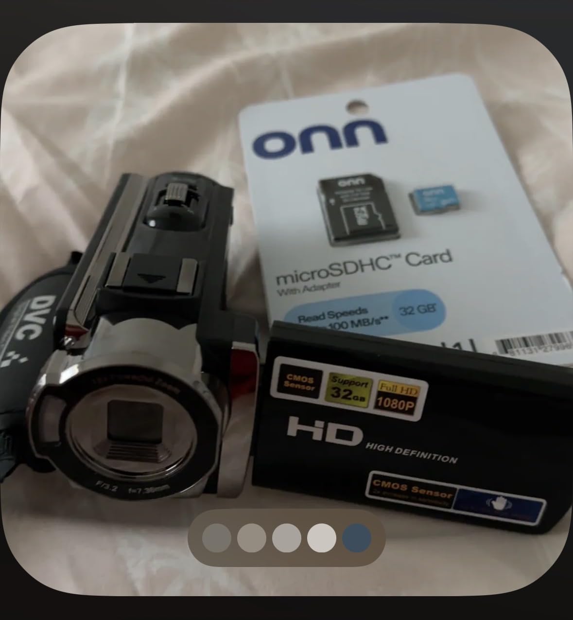 kimire Video Camera Camcorder Digital Camera Recorder Full HD 1080P 15FPS 24MP 3.0 Inch 270 Degree Rotation LCD 16X Digital Zoom Camcorder Camera with 2 Batteries(Black) customer photo 1
