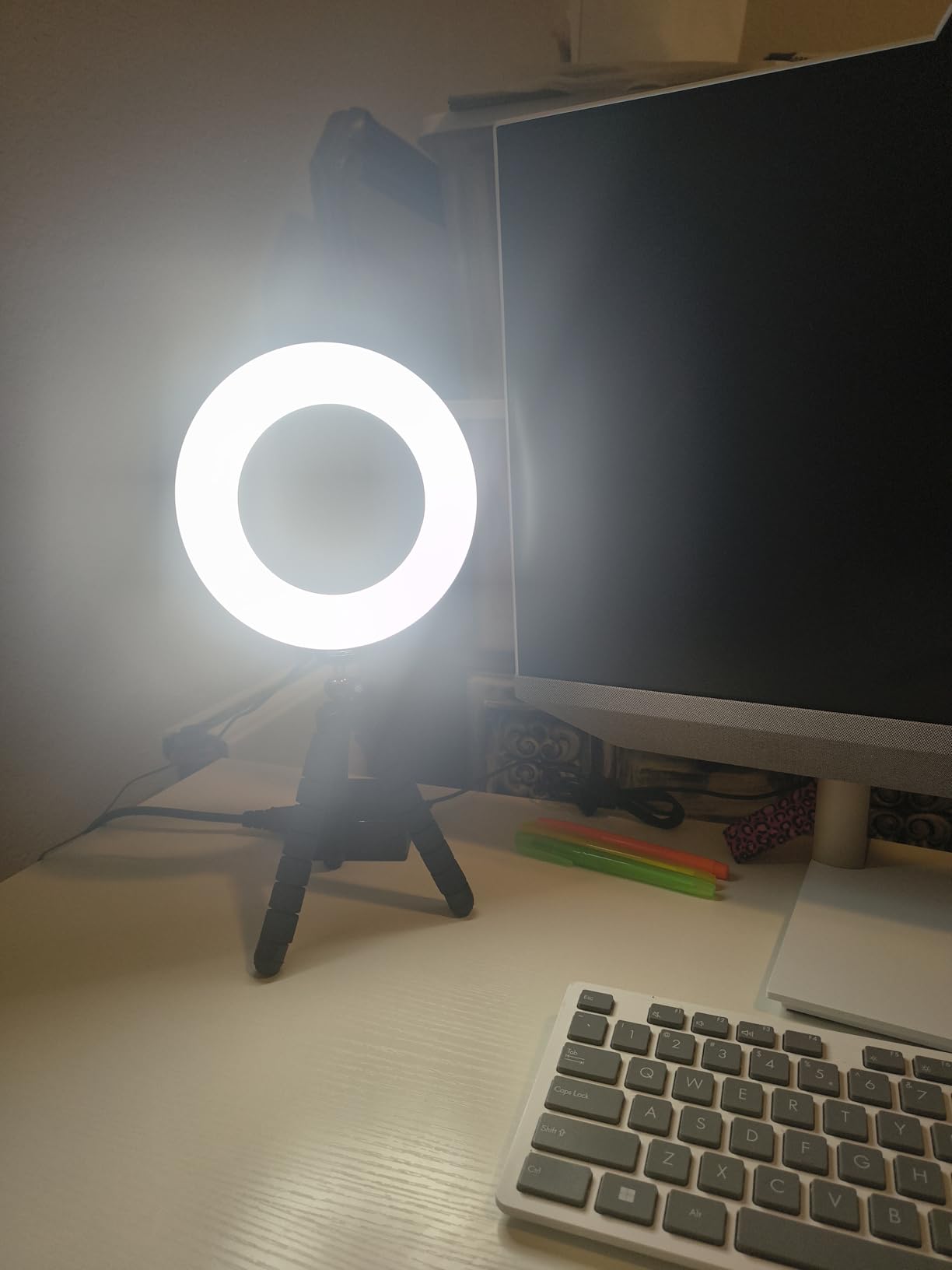 Cyezcor Video Conference Lighting Kit, Ring Light for Monitor Clip On,for Remote Working, Distance Learning,Zoom Call, Self Broadcasting and Live Streaming, Computer Laptop Video Conferencing customer photo 2