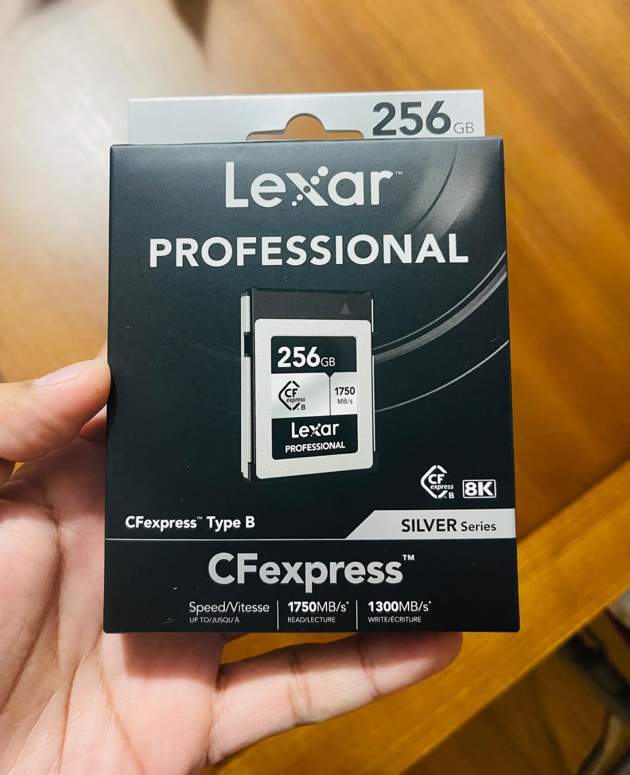 Lexar 256GB CFexpress Type B Silver 2.0 Card, 1750/1300 MB/s, 8K Video customer photo 1
