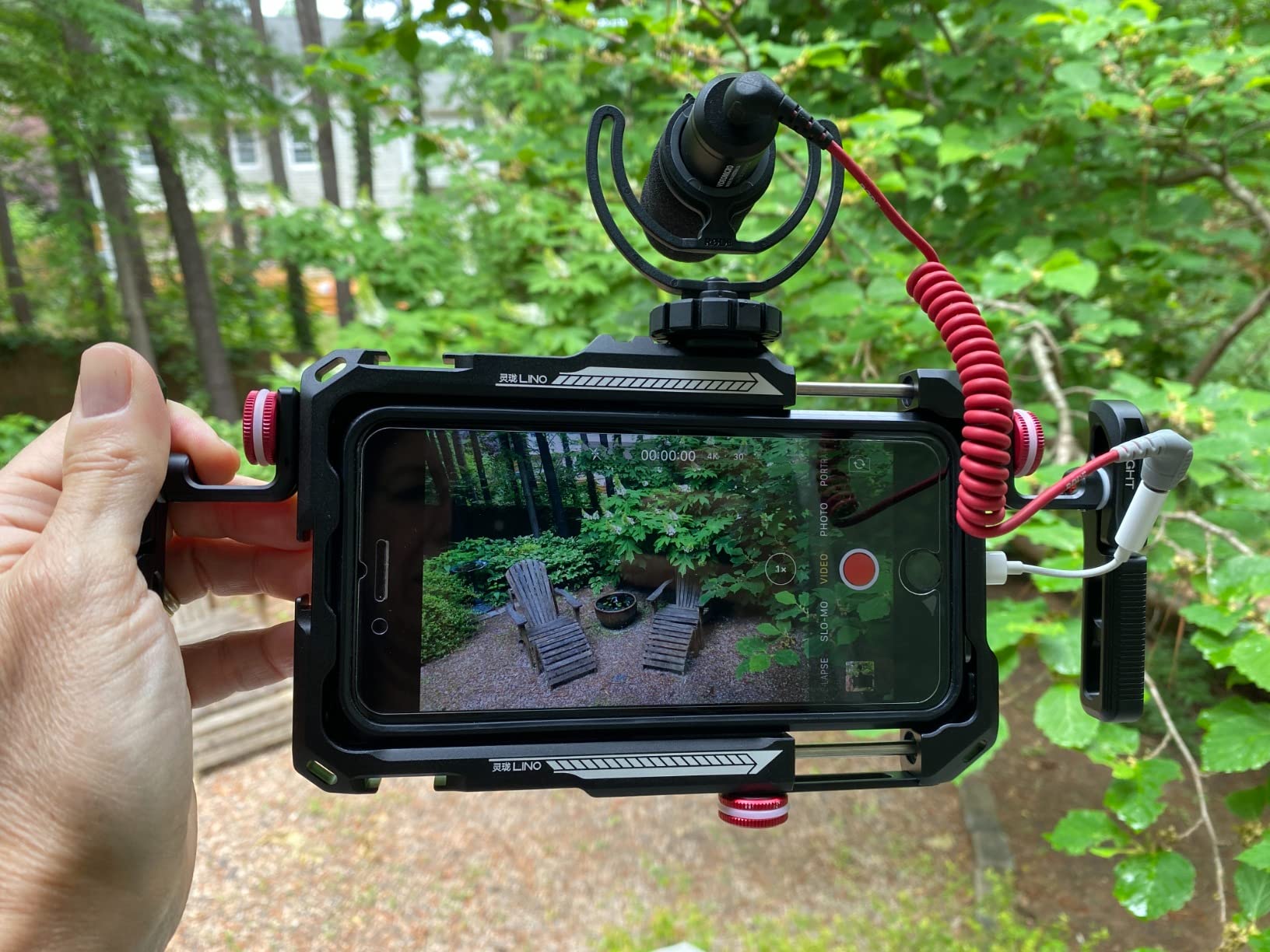 ULANZI Smartphone Video Rig with Handle LINO Filmmaking Case Aluminum Alloy | Phone Video Stabilizer Grip Tripod Mount for Video Maker Videographer with Cold Shoe for iPhone 16 15 Mini Pro Max 8 Plus customer photo 2
