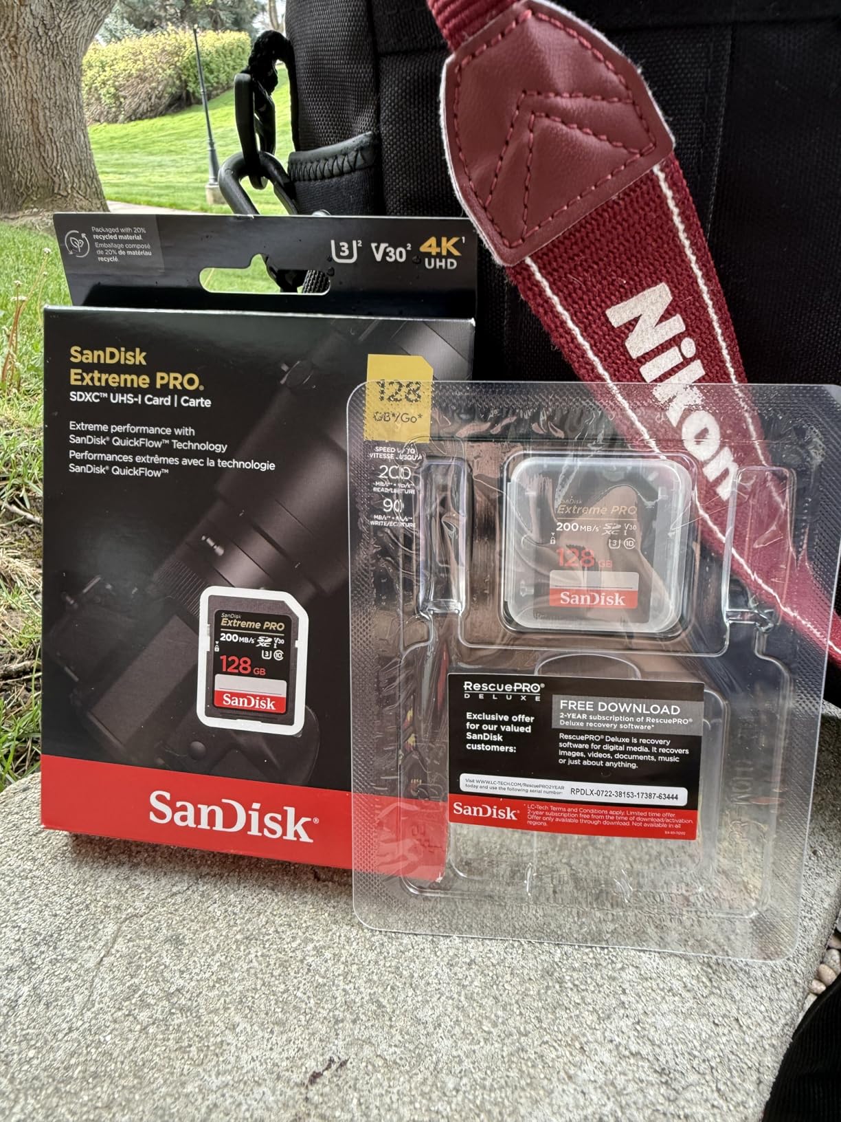 SanDisk 128GB Extreme PRO SDXC UHS-I Memory Card - C10, U3, V30, 4K UHD, SD Card - SDSDXXD-128G-GN4IN customer photo 1