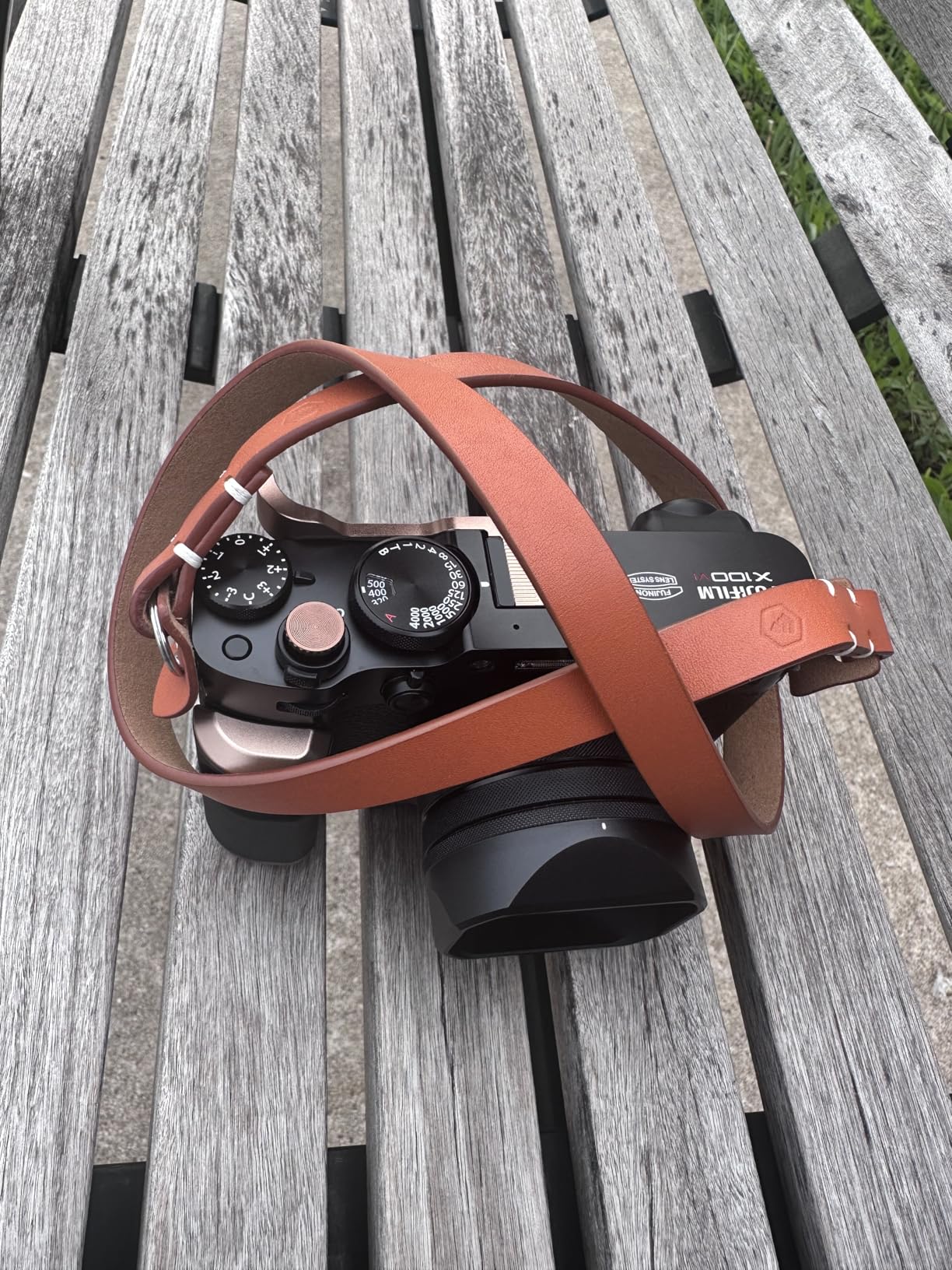 Evergreen Leather Camera Strap - Split Ring, 28