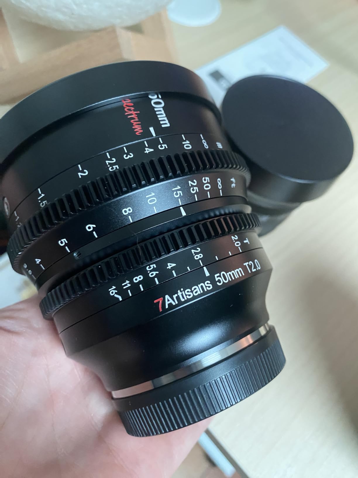 7artisans 50mm T2.0 Cine Lens for Sony E Mount Camera,Full Frame Large Aperture Mirrorless Camera Lenses customer photo 2
