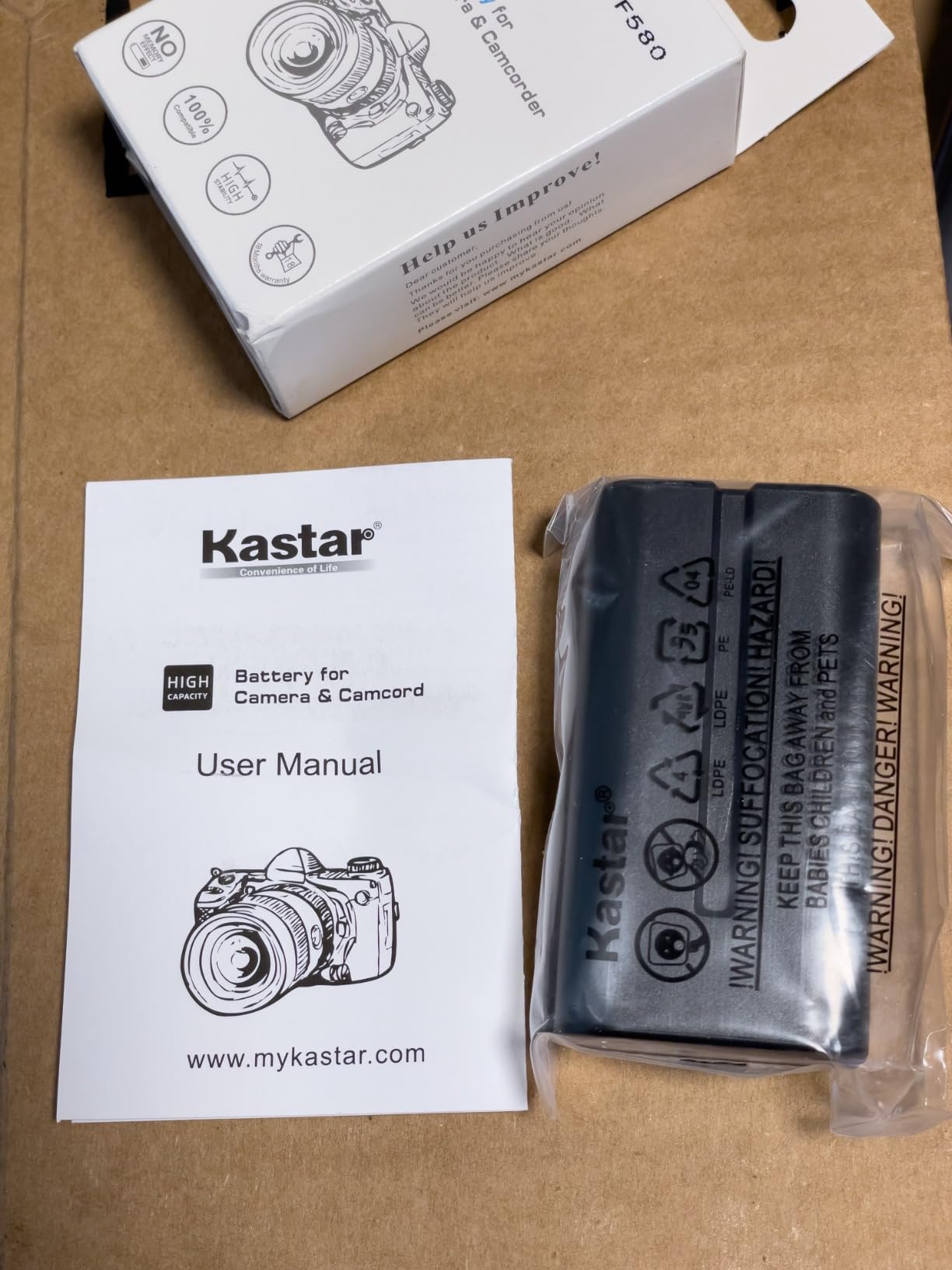 Kastar NP-F580 Battery 7.4V 3500mAh Replacement for Blackmagic Design NP-F570 Battery, Blackmagic Design Pocket Cinema Camera 6K Pro, Blackmagic Design Pocket Cinema Camera 6K G2 (2-Pack) customer photo 1