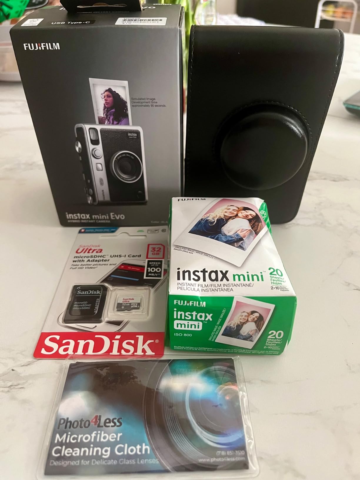 Fujifilm Instax Mini EVO Hybrid Black Instant Camera customer photo 2