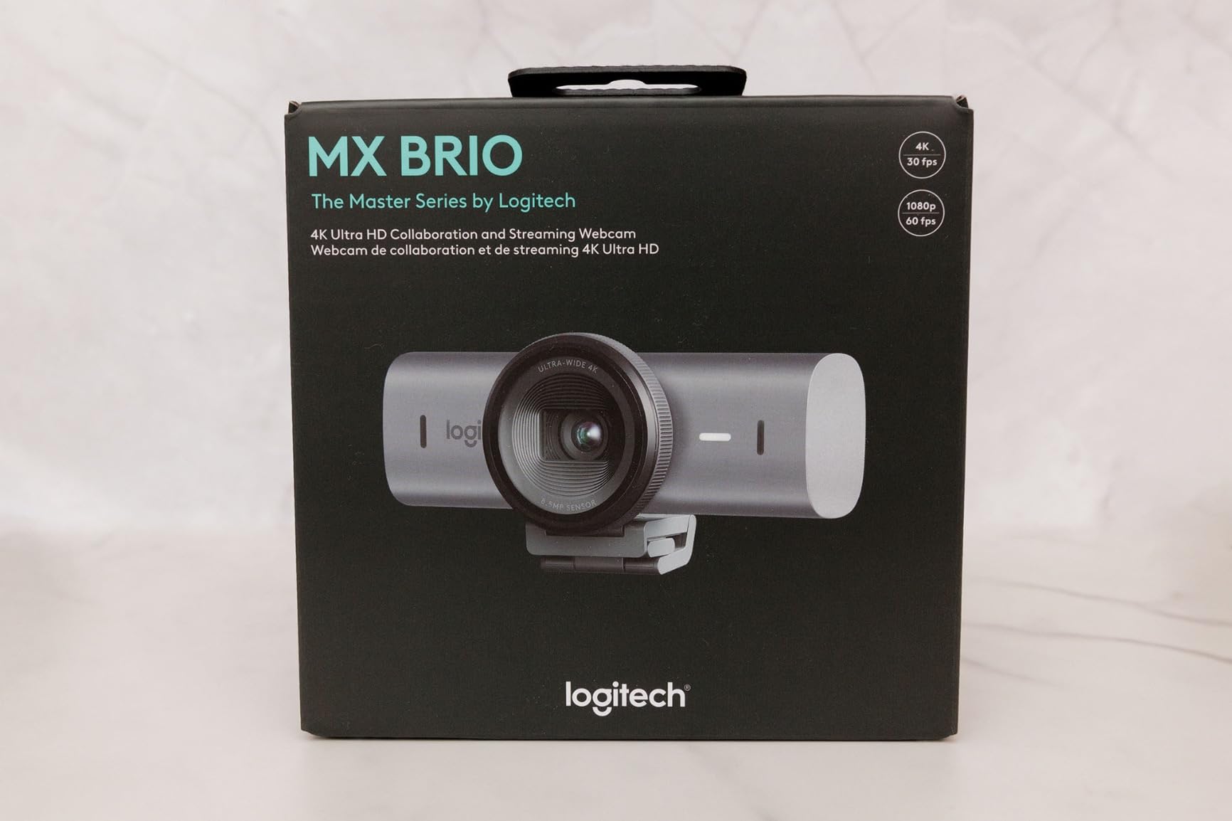 Logitech MX Brio Ultra HD 4K Webcam Collaboration and Streaming - Graphite | Ideal for collaboration and streaming, Show Mode, works with Microsoft Teams, Zoom, Google Meet, Nintendo Switch 2 customer photo 1