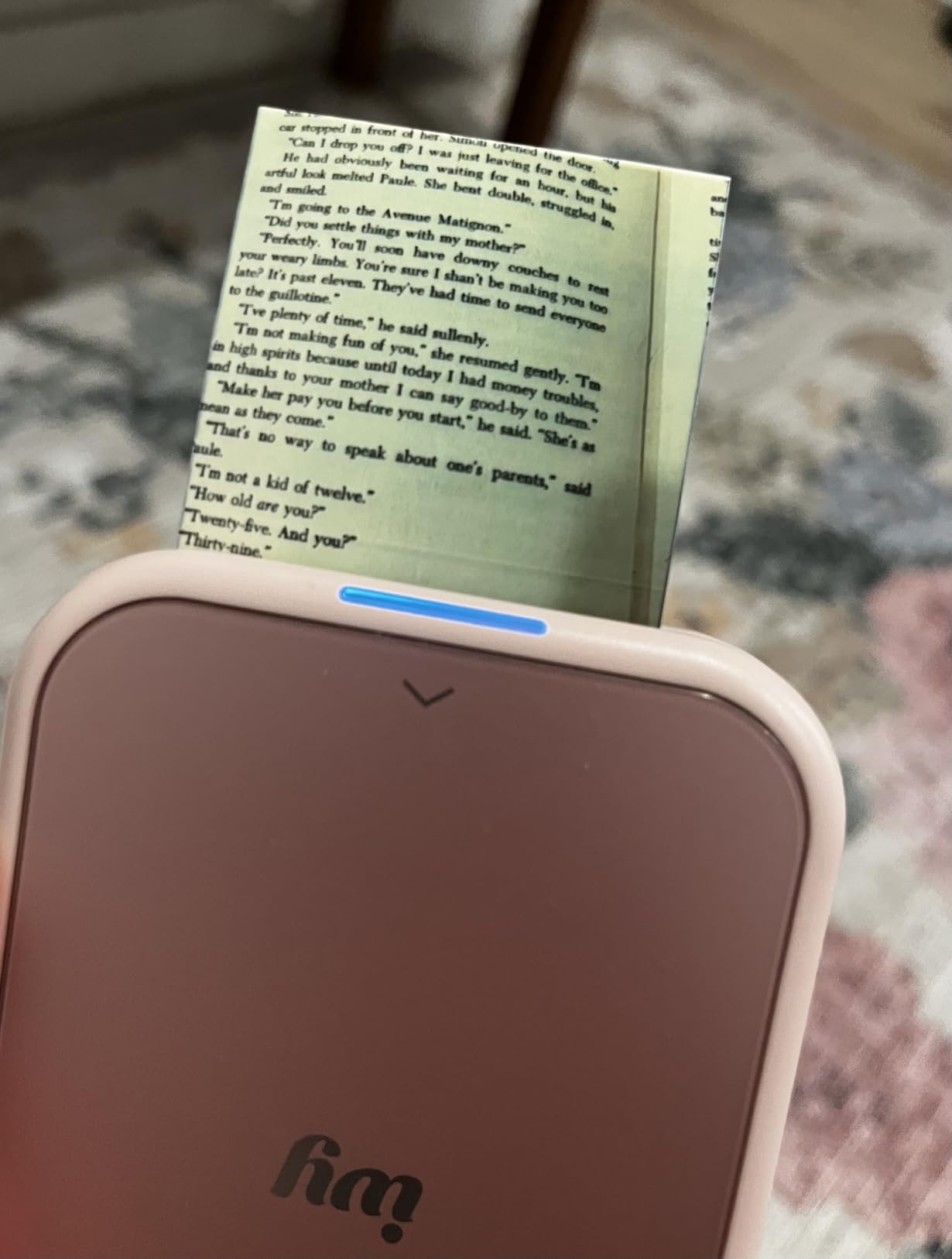 Canon Ivy 2 Mini Photo Printer, Print from Compatible iOS & Android Devices, Sticky-Back Prints, Pure White customer photo 1