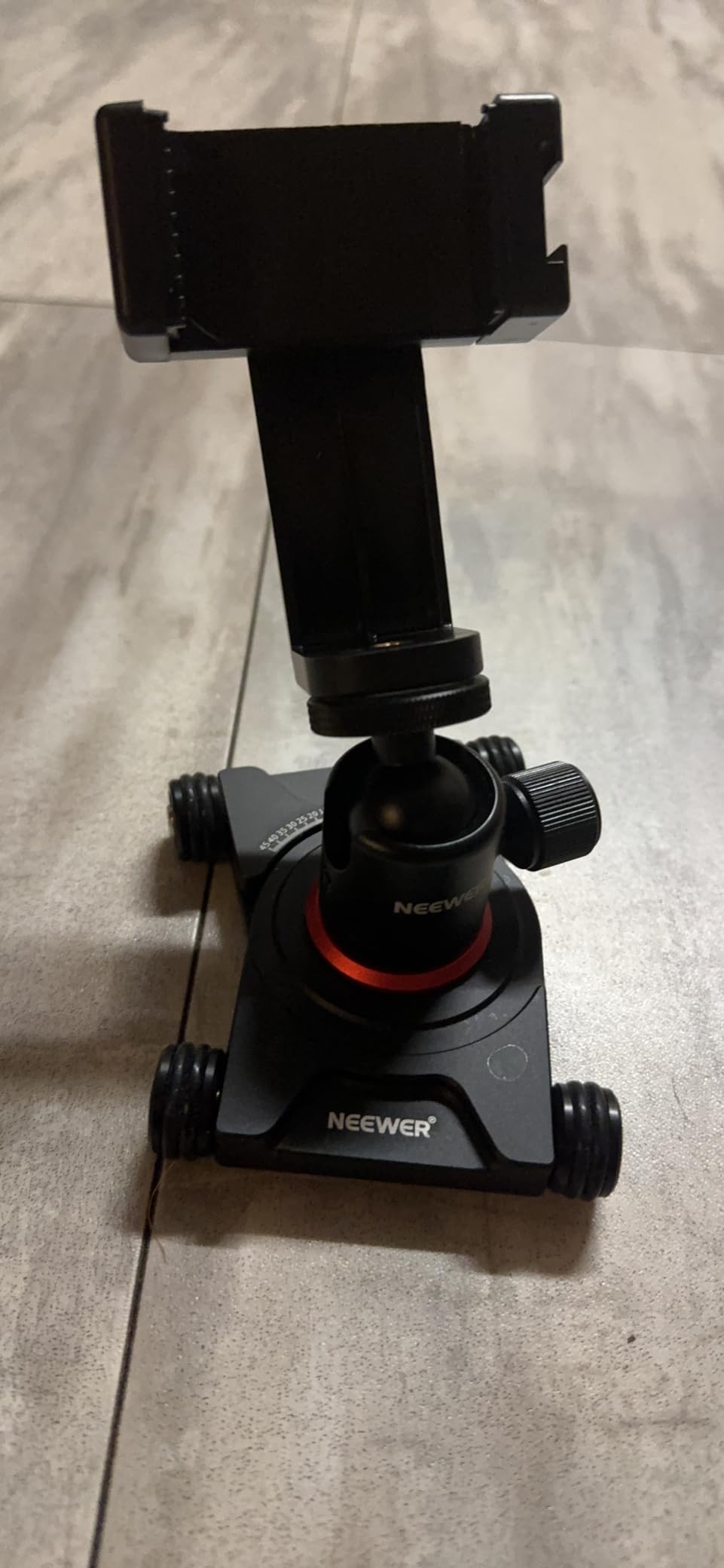 NEEWER Camera Slider Dolly with Ball Head & Phone Clamp, 4 Wheeled, SD001 | Tabletop Dolly, Manual Skater, 360° Panorama, Compatible with DSLR Camera Video Camcorder GoPro iPhone Android Smartphone customer photo 2