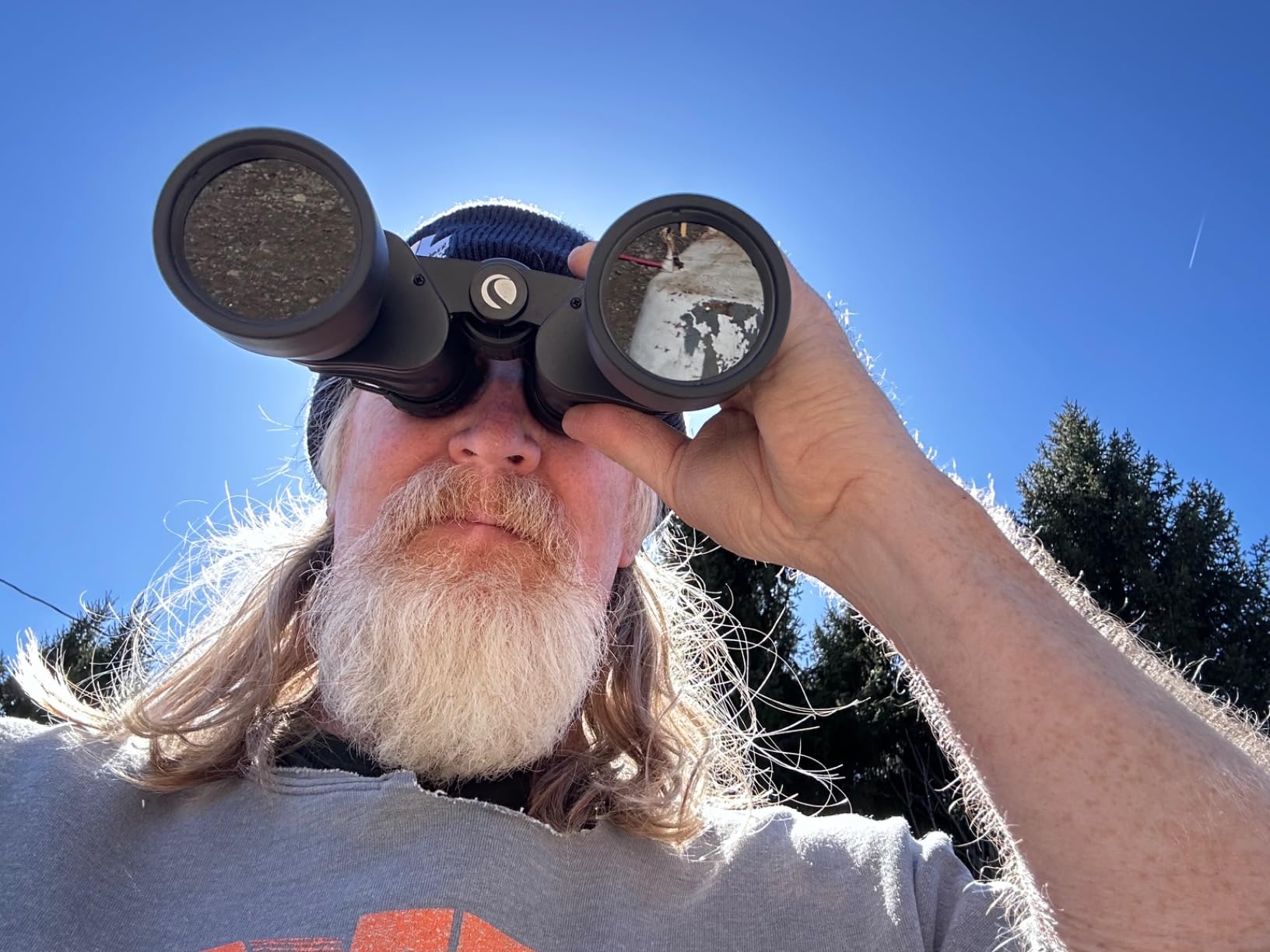 Celestron EclipSmart 12x50 Porro Solar Binocular - ISO 12312-2 Compliant, Safe Solar Binocular with Permanent Filter, View the Sun, Eclipses & Sunspots customer photo 1