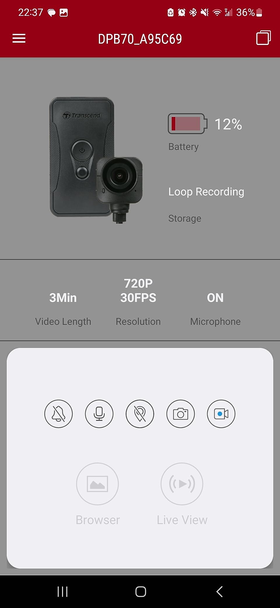 Transcend 64GB, DrivePro Body 70, Body Camera, Wi-FI & Bluetooth, GPS, IP68 Weatherproof, 1440P 2K QHD, 9-Hour Battery Life, Tethered Camera, Ideal for Law Enforcement & Security - TS64GDPB70A customer photo 2