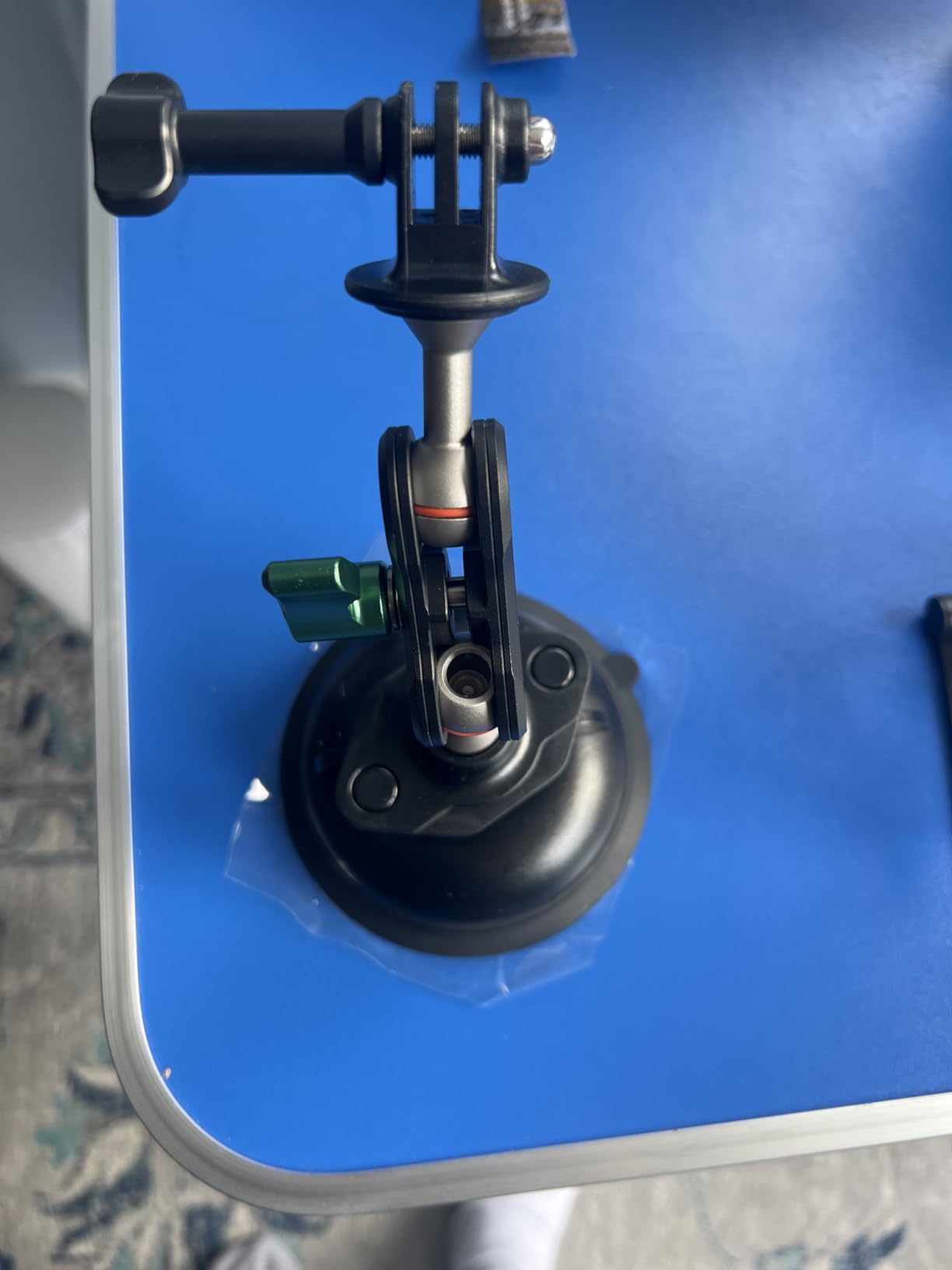 SEASKY S1 Enhanced Sports Action Camera Suction Cup Car Mount Accessories | Aluminum Metal Holder for Gopro Hero 13/12/11/10/9/8 for DJI Action 6/5/4/3/2 for Insta360 X5 X4 X3 X2 Ace Pro 2 Cell Phone customer photo 1