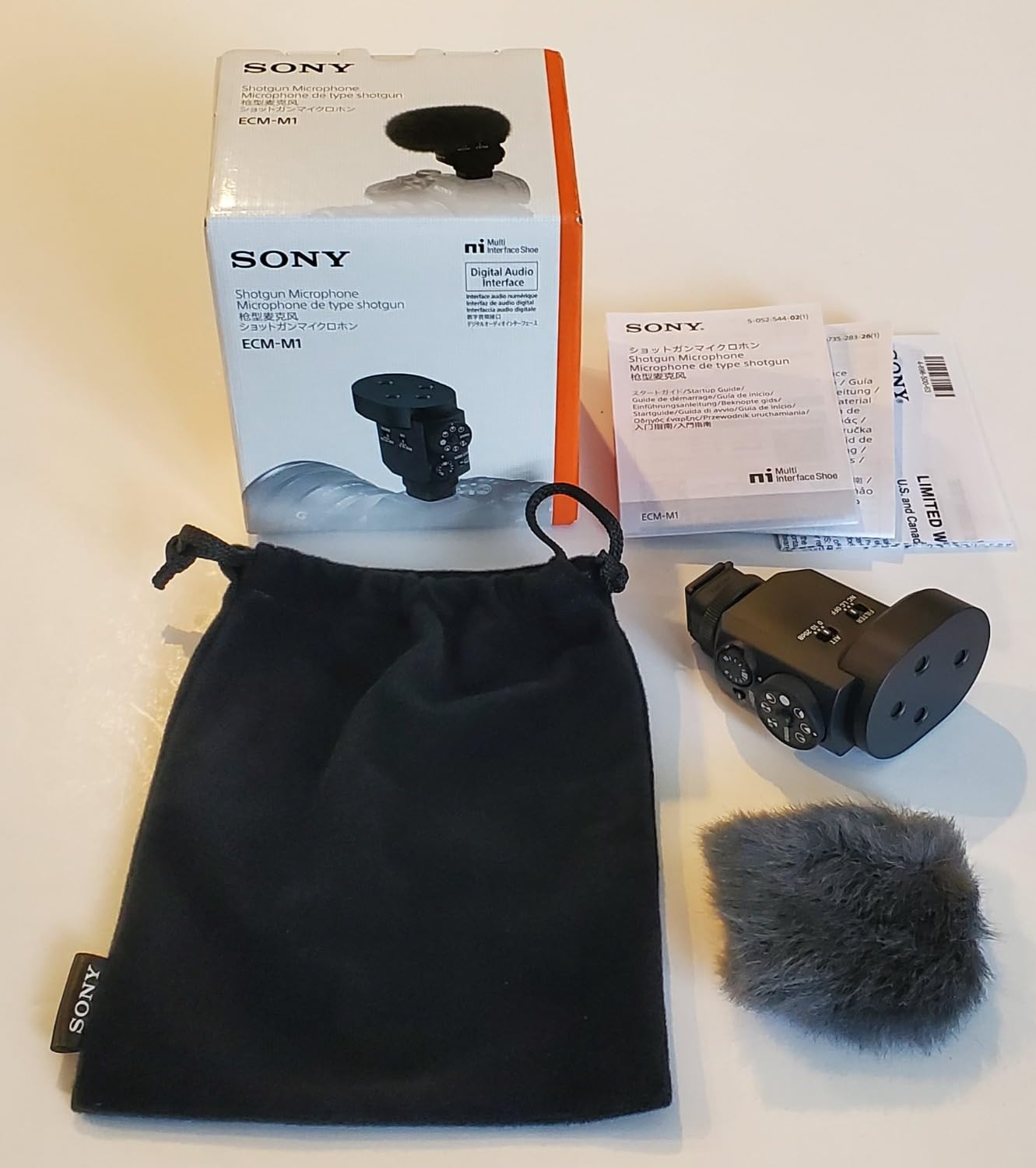 Sony Digital Shotgun Microphone ECM-M1, Black customer photo 2