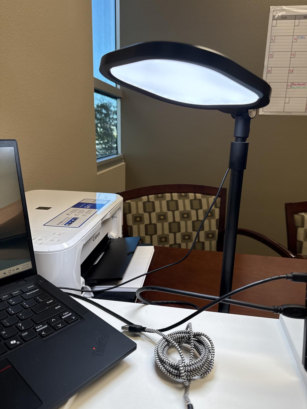 LitONES Video Conference Lighting for Zoom Meeting, Ring Light for Desk with Flexible Stand, 30 Light Modes Ring Light for Computer, Video Lights & Memory Func for Video Calls, Live Stream, Webcam customer photo 1