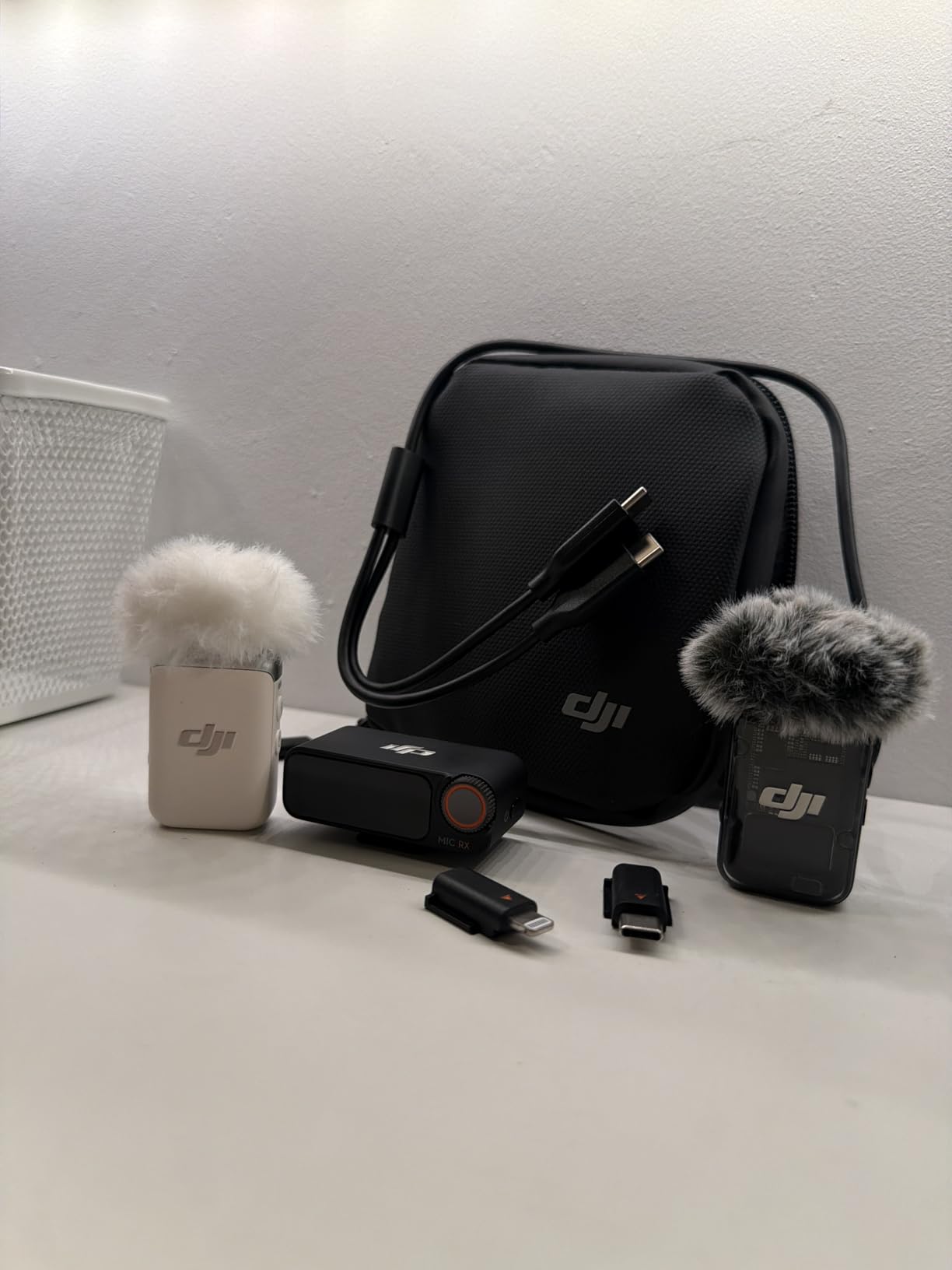 DJI Mic 2 (2 TX + 1 RX + Charging Case), All-in-one Wireless Microphone, Intelligent Noise Cancelling, 32-bit Float Internal Recording, 250m Range, Microphone for iPhone, Android, Camera customer photo 2