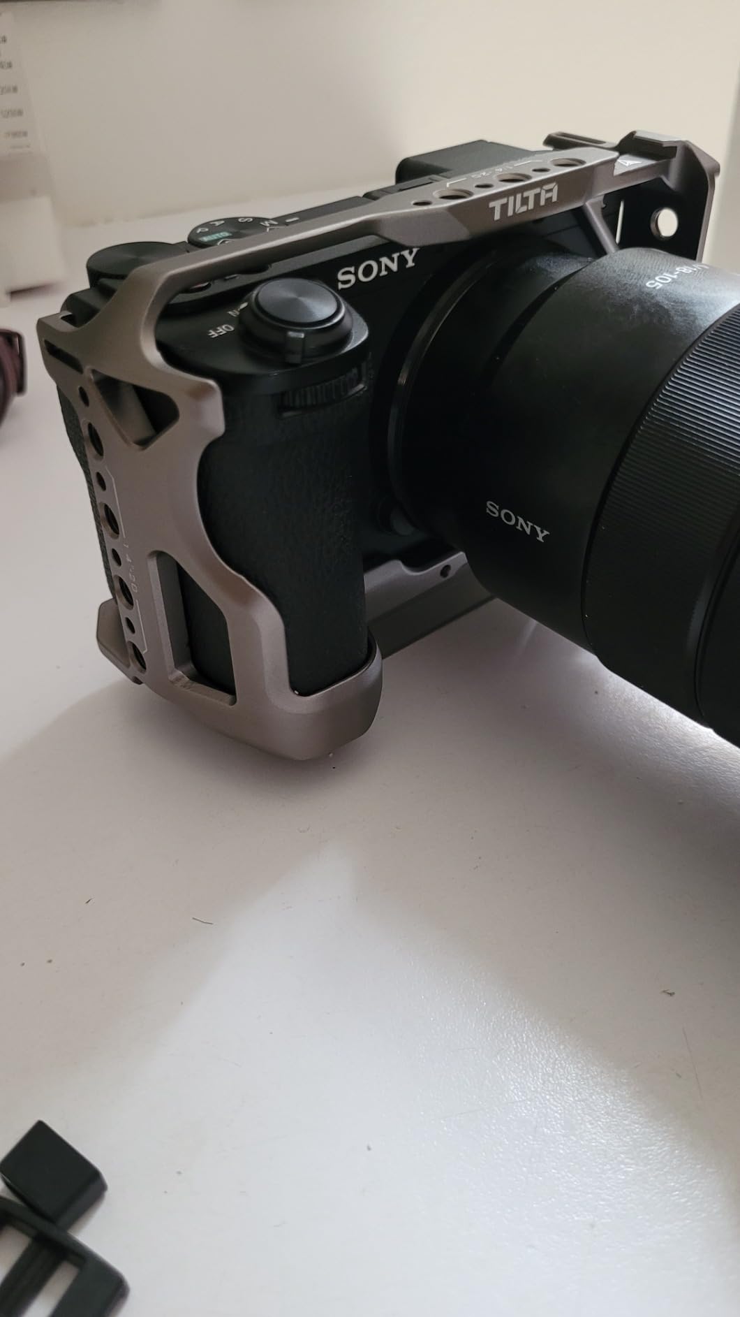 Tilta Full Camera Cage Compatible with Sony a6700 | Cold Shoe, NATO Rail, & 1/4