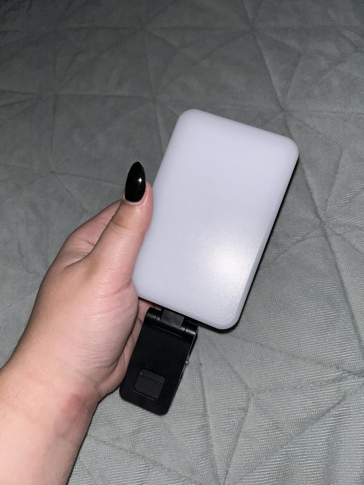 Selfie Light for iPhone,Portable Phone Clip on Light,Rechargeable LED Ring Light for Phone,Video Recording,Camera,Laptop,TikTok,Tablet,Vlog,Computer,5 Lighting Modes,80 LED High Power customer photo 2