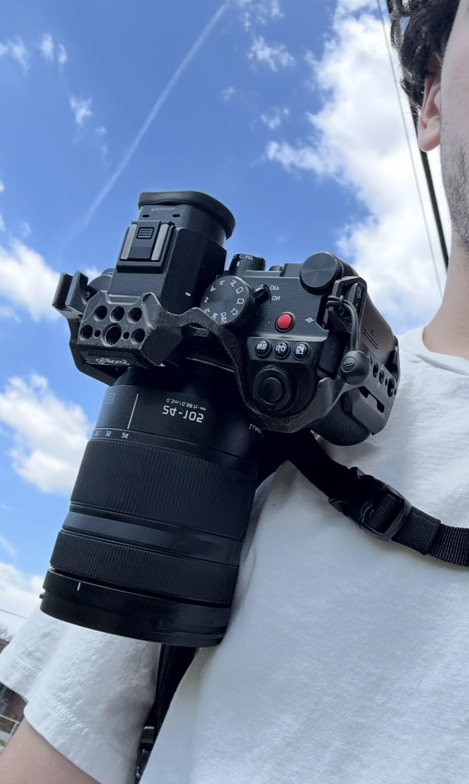 FALCAM F38 Backpack Camera Clip V2 with Plate, Arca-Swiss Quick Release, 30kg/66lb Heavy Load, Dyneema Safety Strap, Belt & Strap Mount for DSLR Action Mirrorless - Black customer photo 1