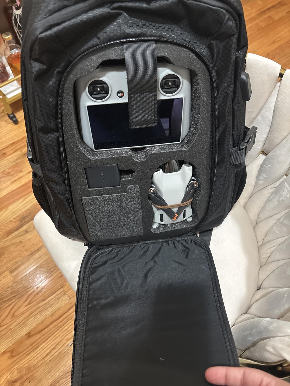 PEKREWS Case for DJI Mini 3 / Mini 4 Pro, for RC 2, RC-N3/N2/N1 Controller customer photo 1