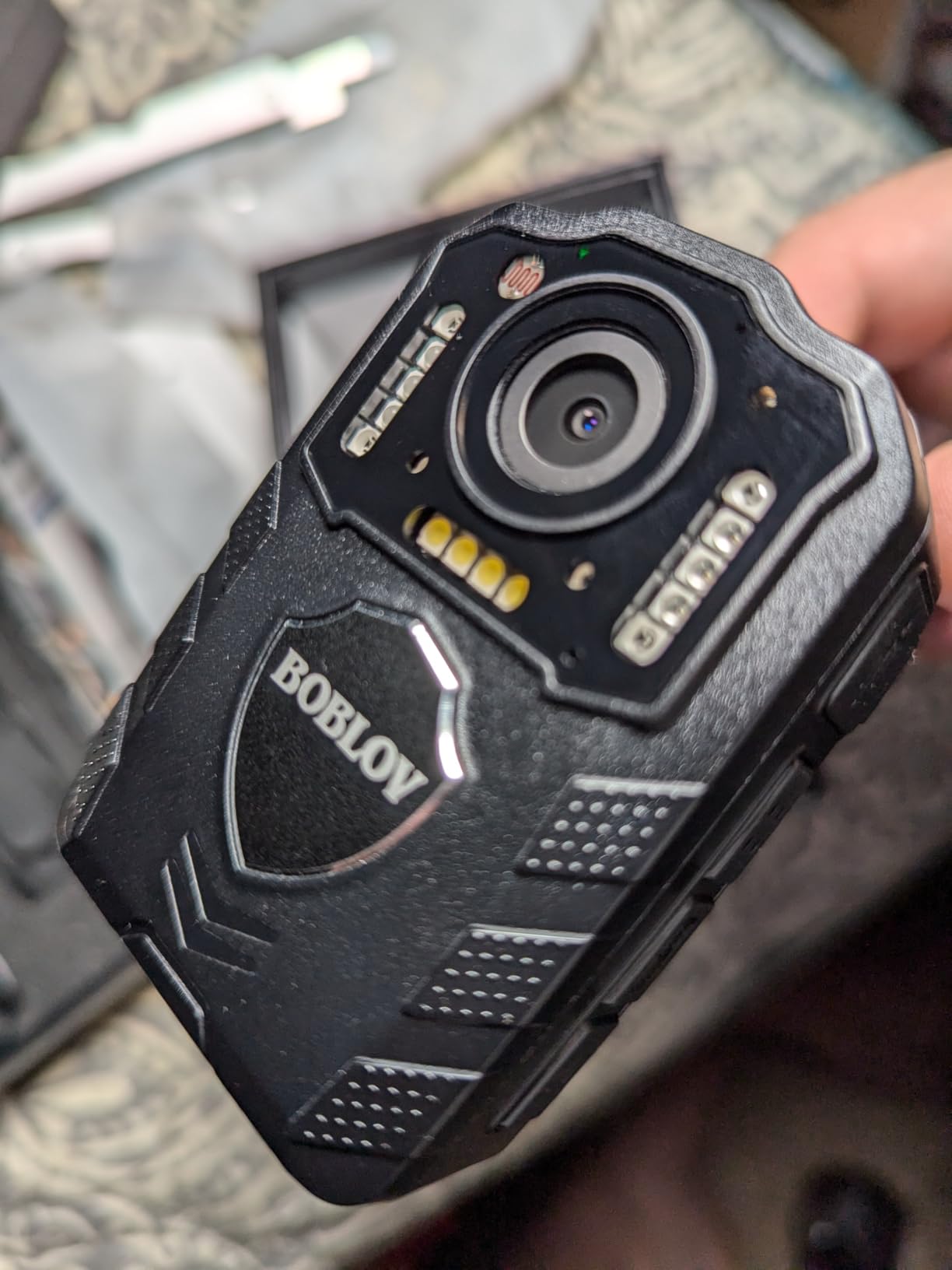 BOBLOV KJ25 1080P Body Cam, 3000mAh with 10-13Hrs Recording, Affordable Body Camera with Night Vision, for Hiking, Delivery, Law Enforcement, and Pet Walking(Card not Included) customer photo 1