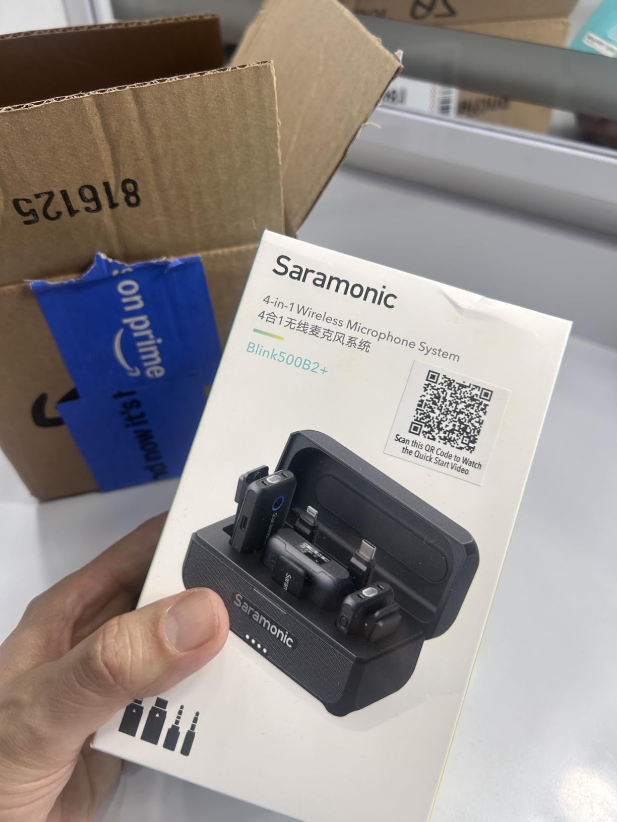 Saramonic BLINK500B2+ Wireless Lavalier Microphone for iPhone/Camera/Android, Detail-Rich Audio, 40h Battery Life, Clip on Wireless Lapel Mic for Live Streaming Video Conference Recording customer photo 1