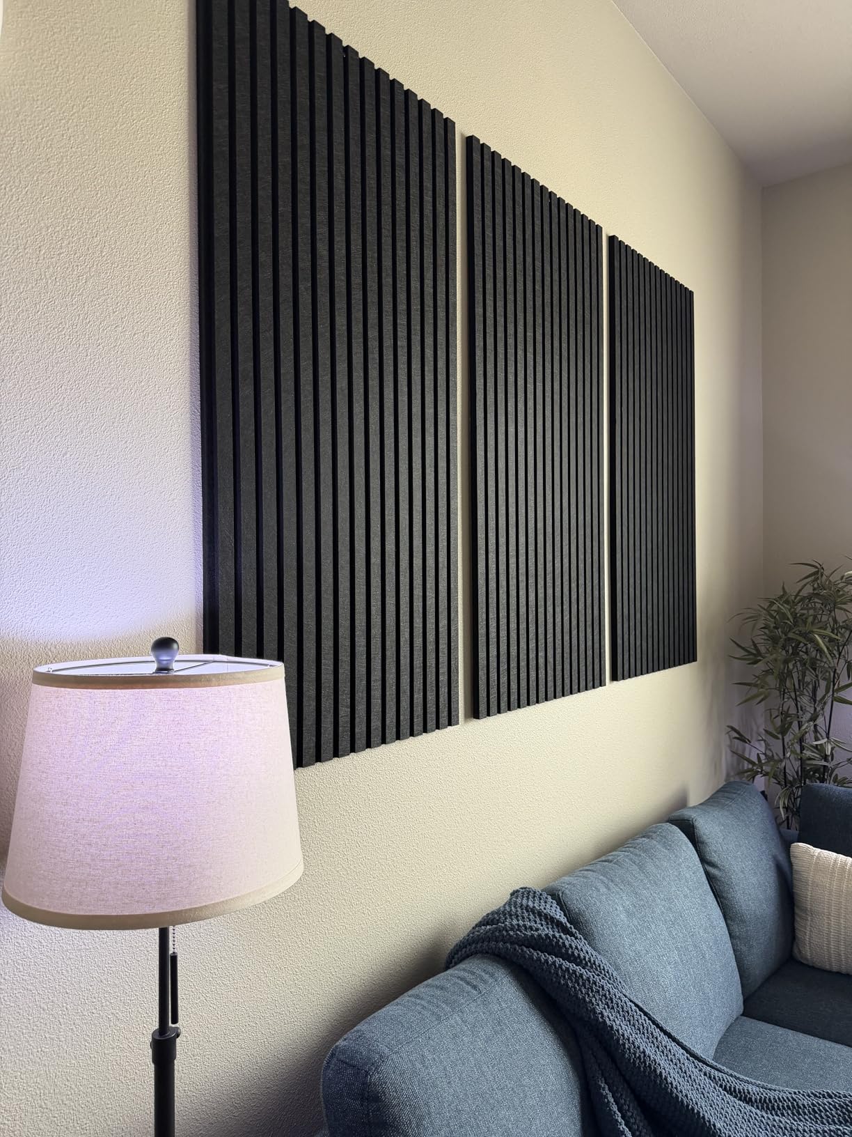 TONOR Dual-Layer Thickened Acoustic Wall Panels Self Adhesive, 4 Pack 47.2