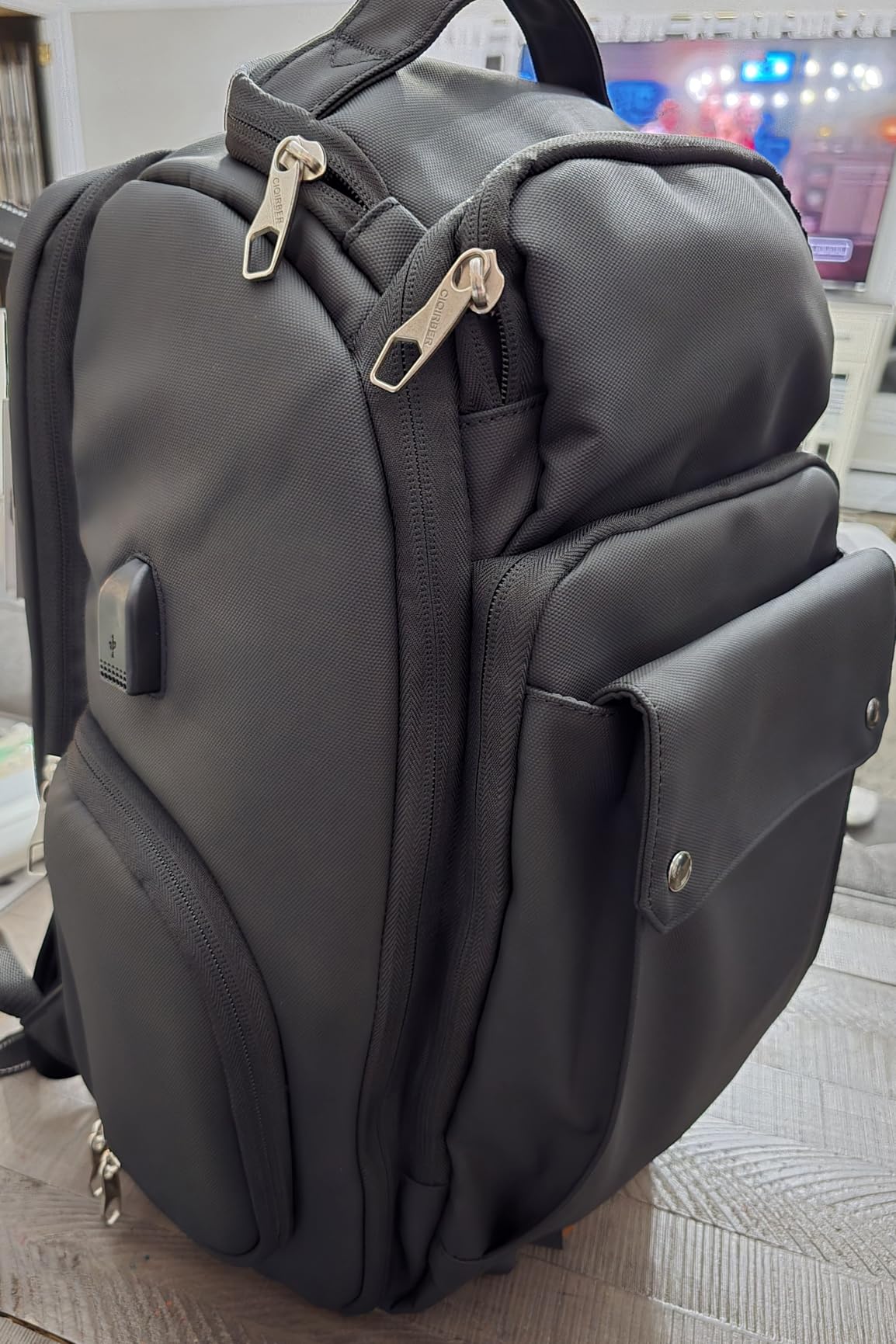 Camera Backpack Large, Waterproof Camera Bag for Mirrorless and DSLR with TSA Lock,Quick Access,17-Inch Laptop Compartment, Adjustable Straps - Fits Camera Stabilizer,Drone, Black customer photo 2
