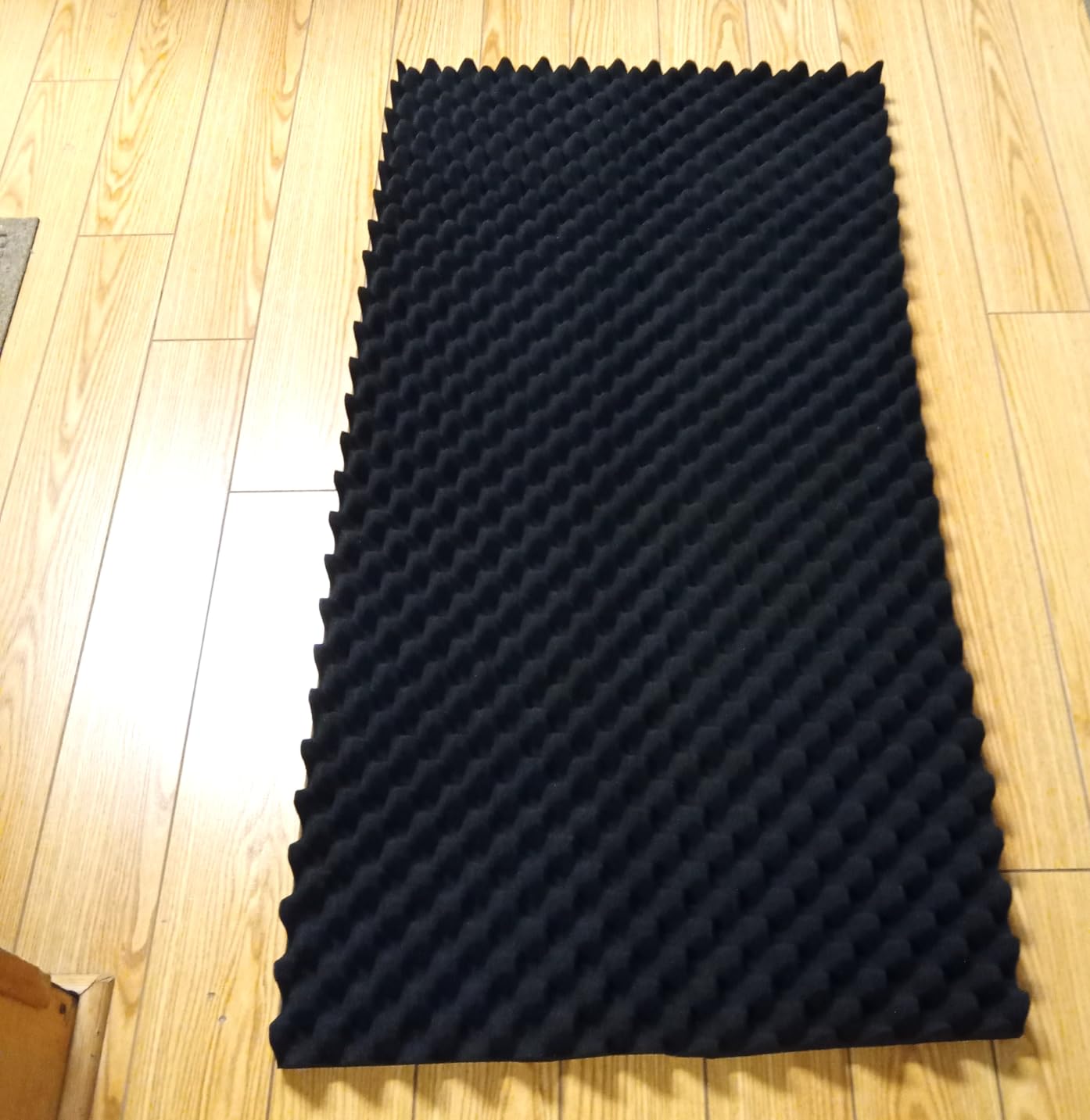 4 Pack Egg Crate Foam Sound Proof Foam Panels for Walls, 48''X24''X2'' inch Acoustic Panels, high-Density Fireproof soundproof Wall Panels, Professional Acoustic Treatment (BlacK) customer photo 1