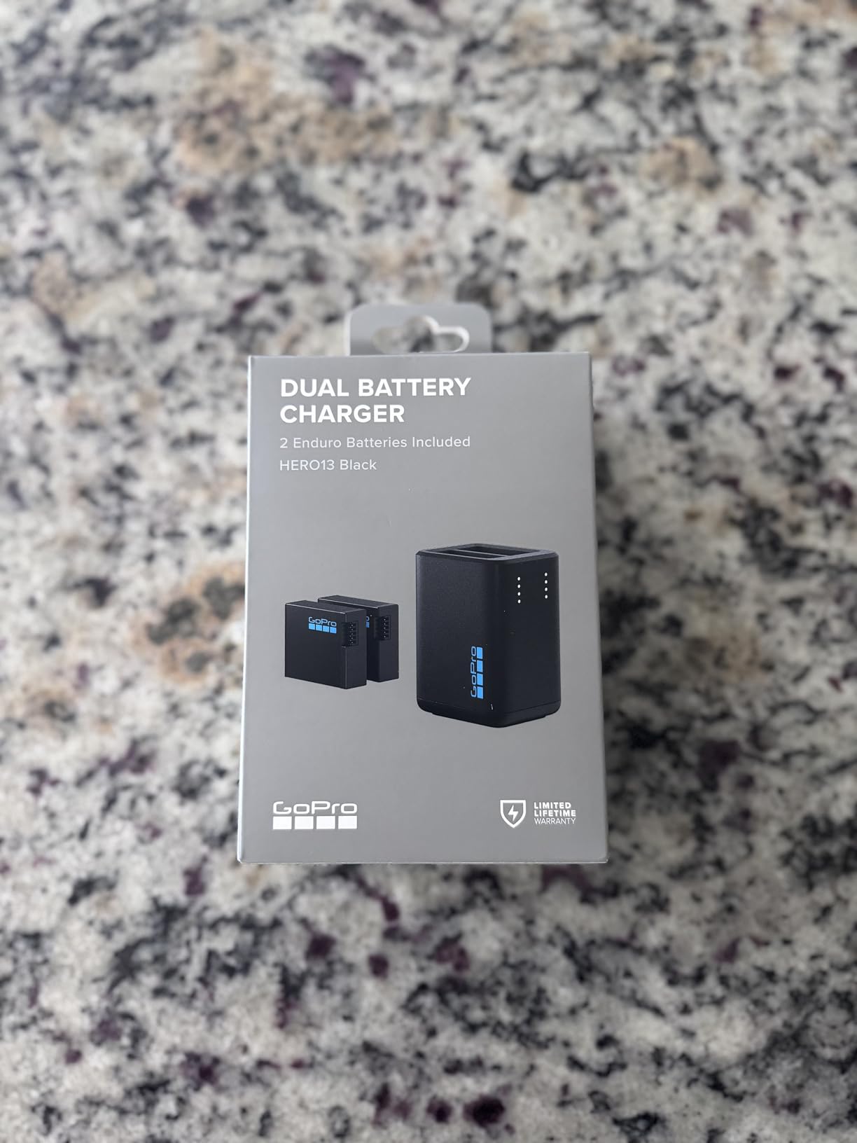 Dual Battery Charger + 2 Enduro Rechargeable Batteries (HERO13 Black) - Official GoPro Accessory customer photo 1