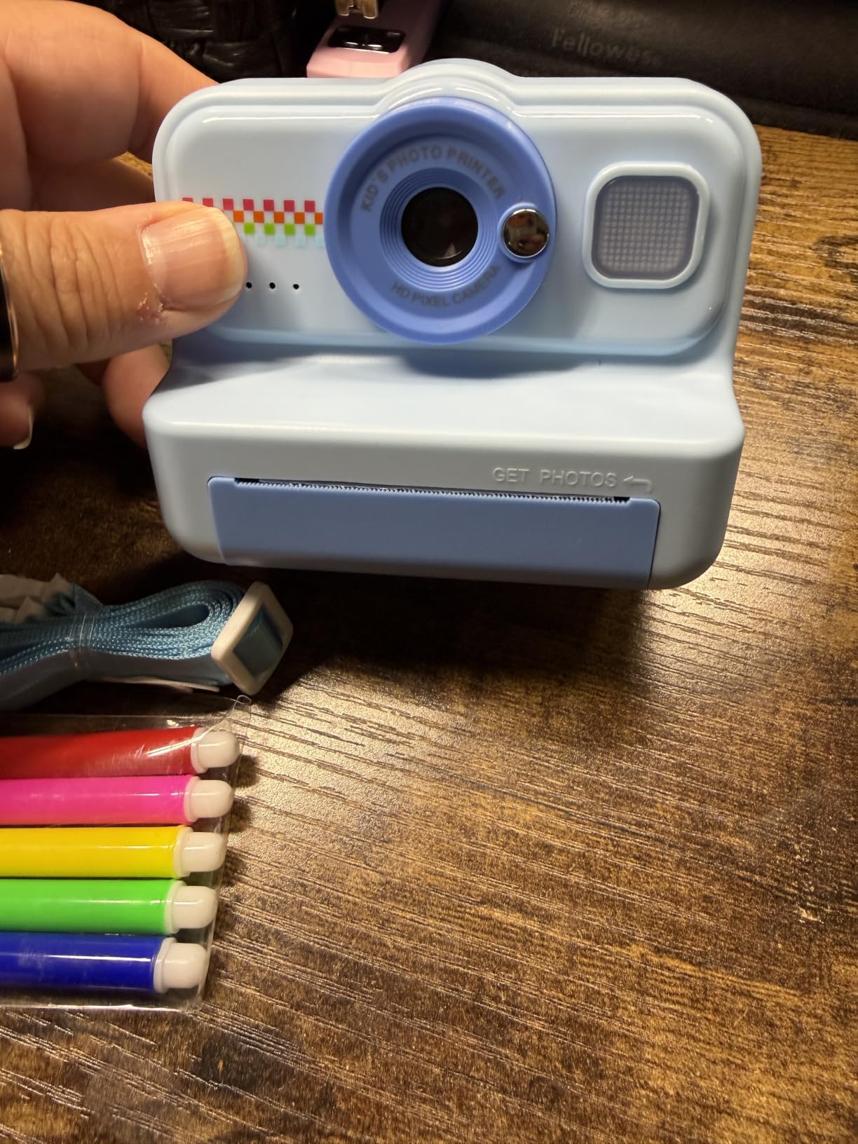 HiMont Kids Instant Print Camera, 1080P HD Kids Camera Instant Print with 3 Rolls Print Paper & 32GB Card, Ideal Kid Toys Gifts for Boys & Girls Age 3-14 (Black) customer photo 2