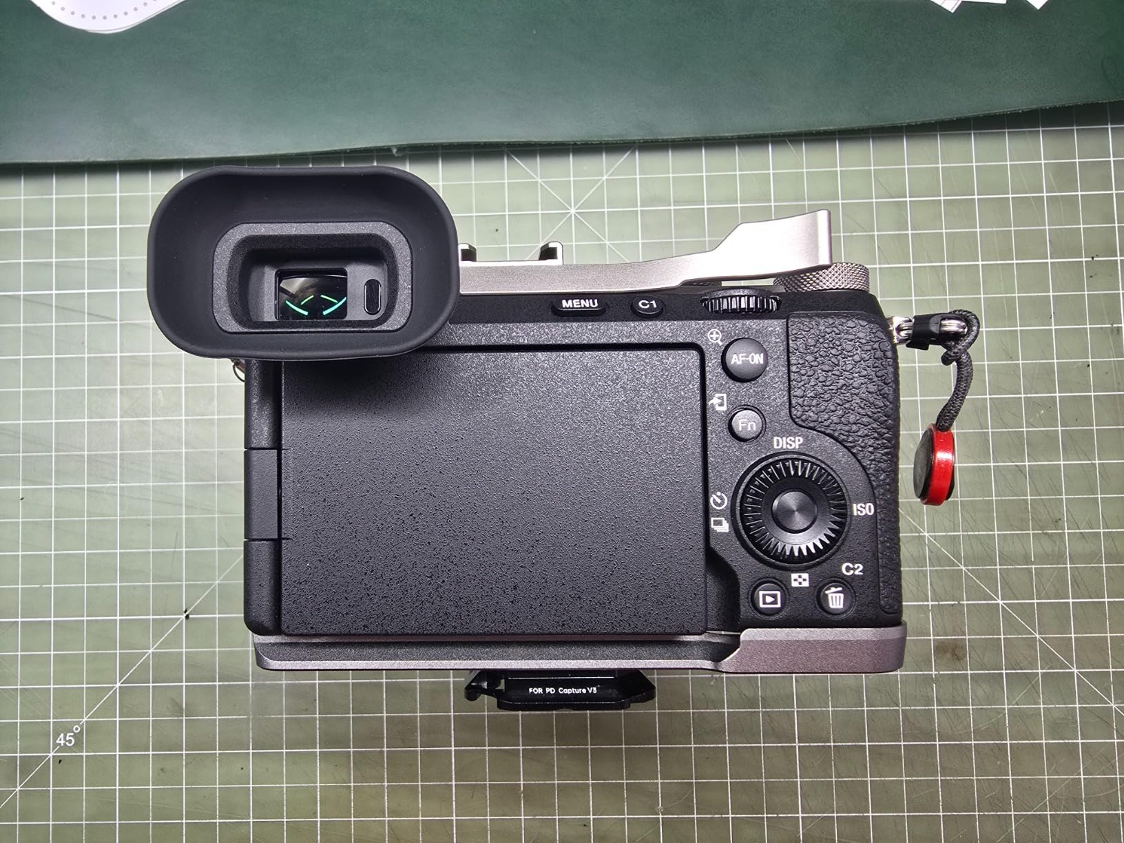Thumb Grip for Sony Alpha 7C II/Alpha 7CR/Alpha 7C, Ergonomic Design, Built-in Cold Shoe (Silver) customer photo 1
