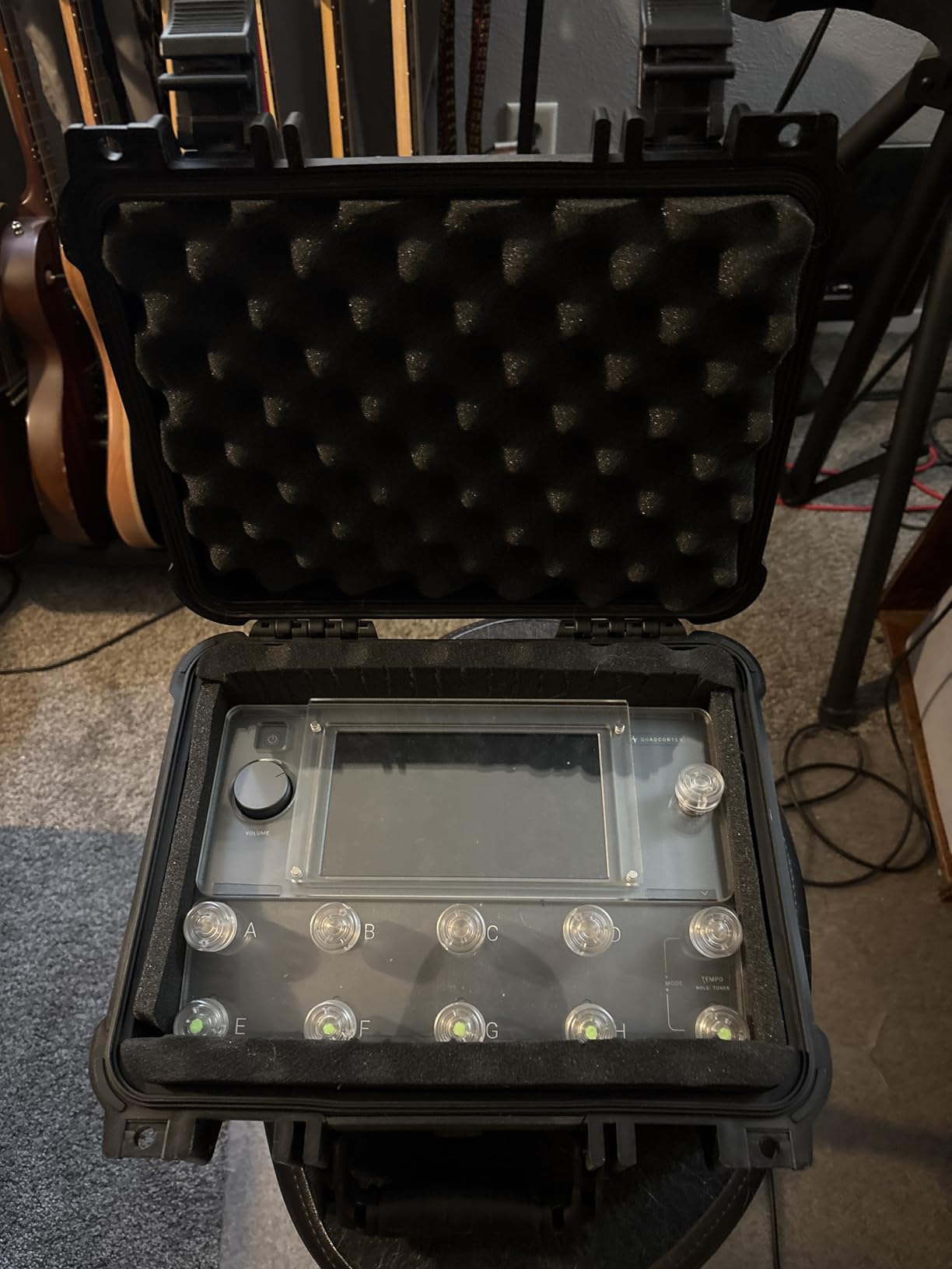 Jack Boss 16x 12.8x 6.8 Inch Hard Case, Portable Weather Waterproof Protective Camera Case with Customizable Foam, Fit Use of Drones, Camera, Equipments, Black customer photo 2