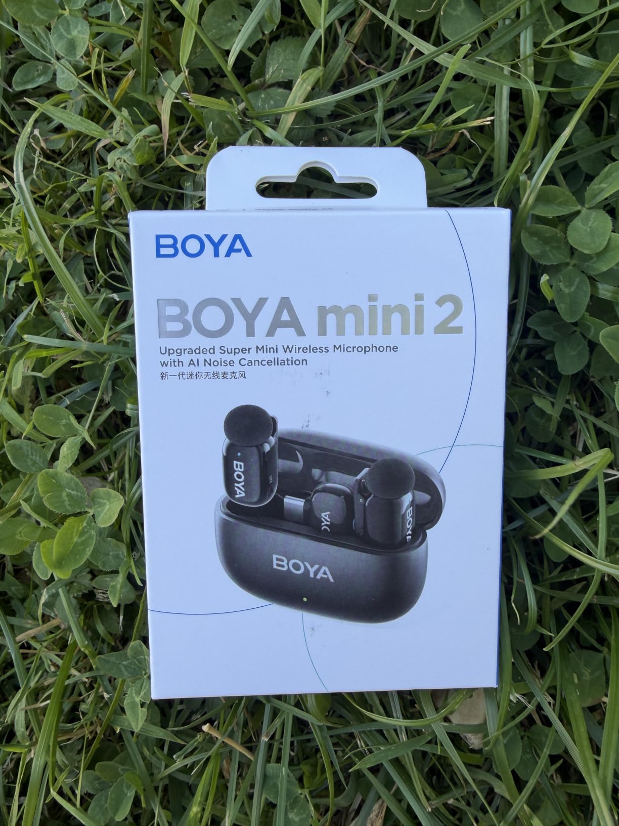 BOYA mini 2 Wireless Lavalier Microphones for iPhone 15/16/17 & Android, AI Noise Cancellation, App Control, 30H Battery Life with Charging Case, Lapel Microphone Wireless for Video Recording Vlogging customer photo 1