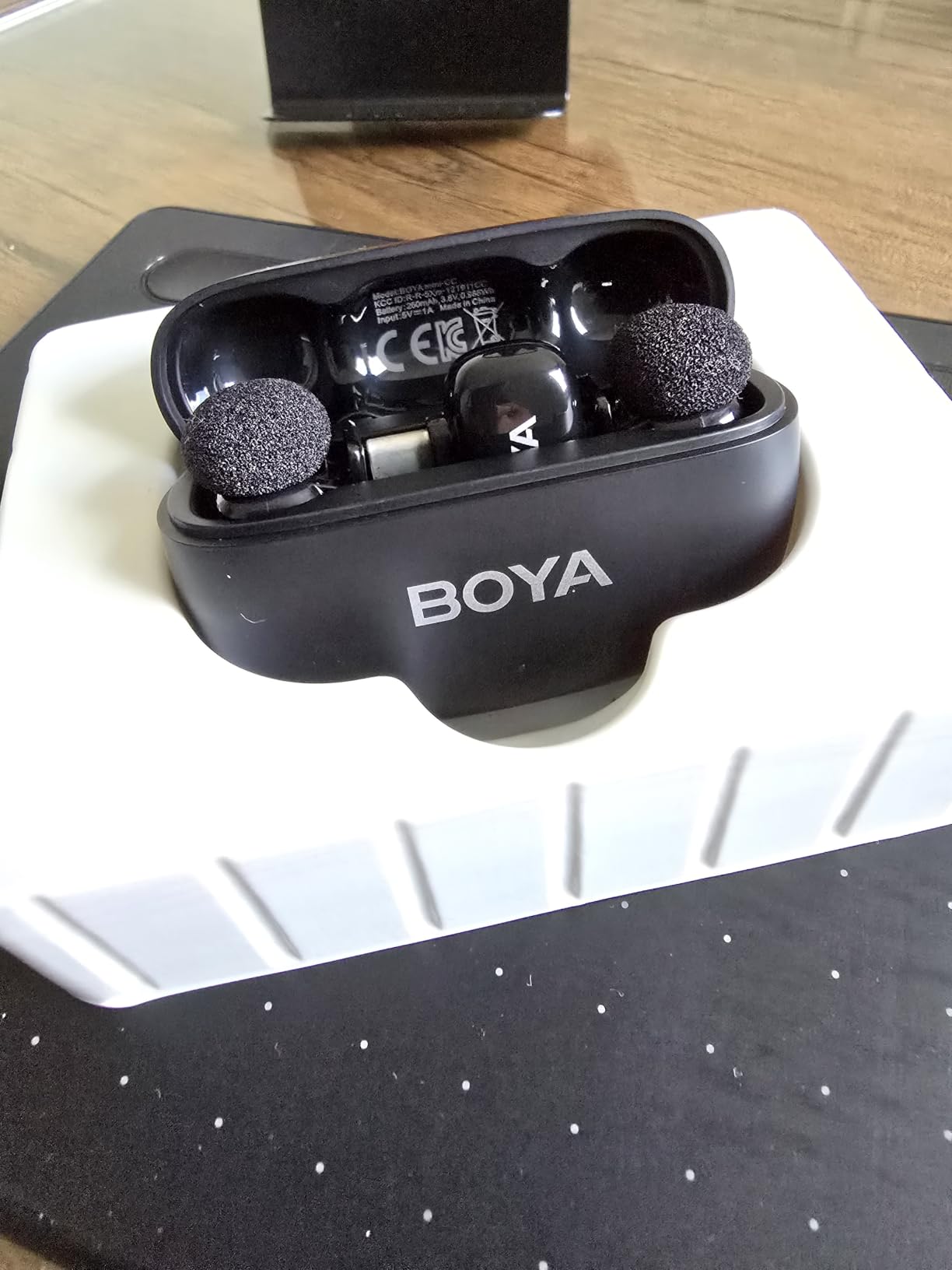 BOYA mini 2 Wireless Lavalier Microphones for iPhone 15/16/17 & Android, AI Noise Cancellation, App Control, 30H Battery Life with Charging Case, Lapel Microphone Wireless for Video Recording Vlogging customer photo 2