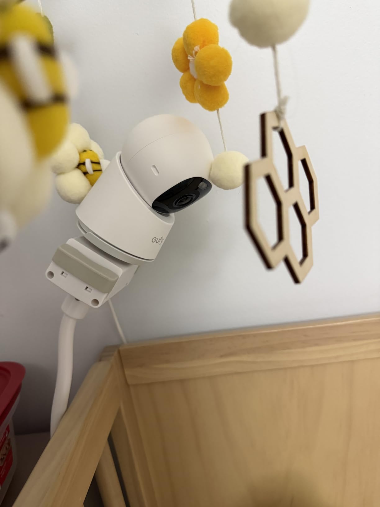 eufy Security 4K Indoor Camera E30 - No Subscription, Work as Pet Camera, Nanny/Baby Monitor, Pan&Tilt, AI Auto Tracking, AI Detection, 24/7 Recording, Color Night Vision, Two-Way Audio, Works with HomeKit customer photo 1